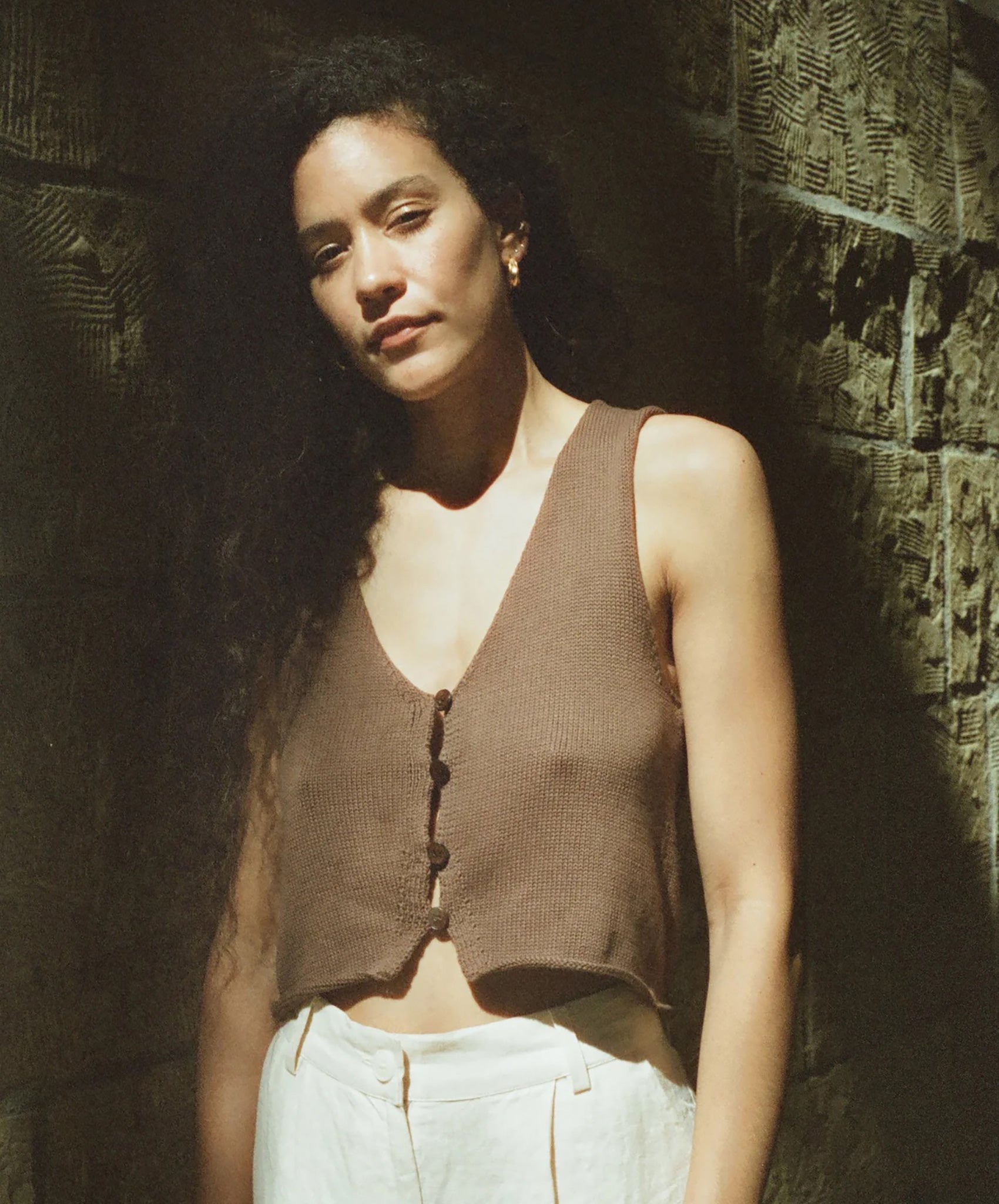 First Rite-Clio Vest // Cocoa
