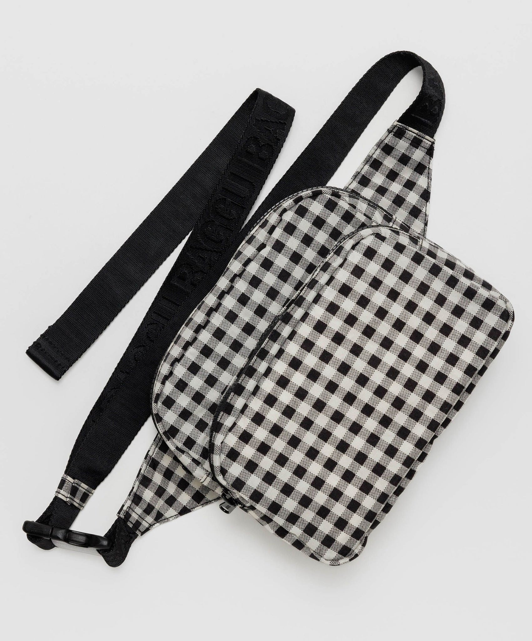 Baggu-Fanny Pack // Black + White Gingham