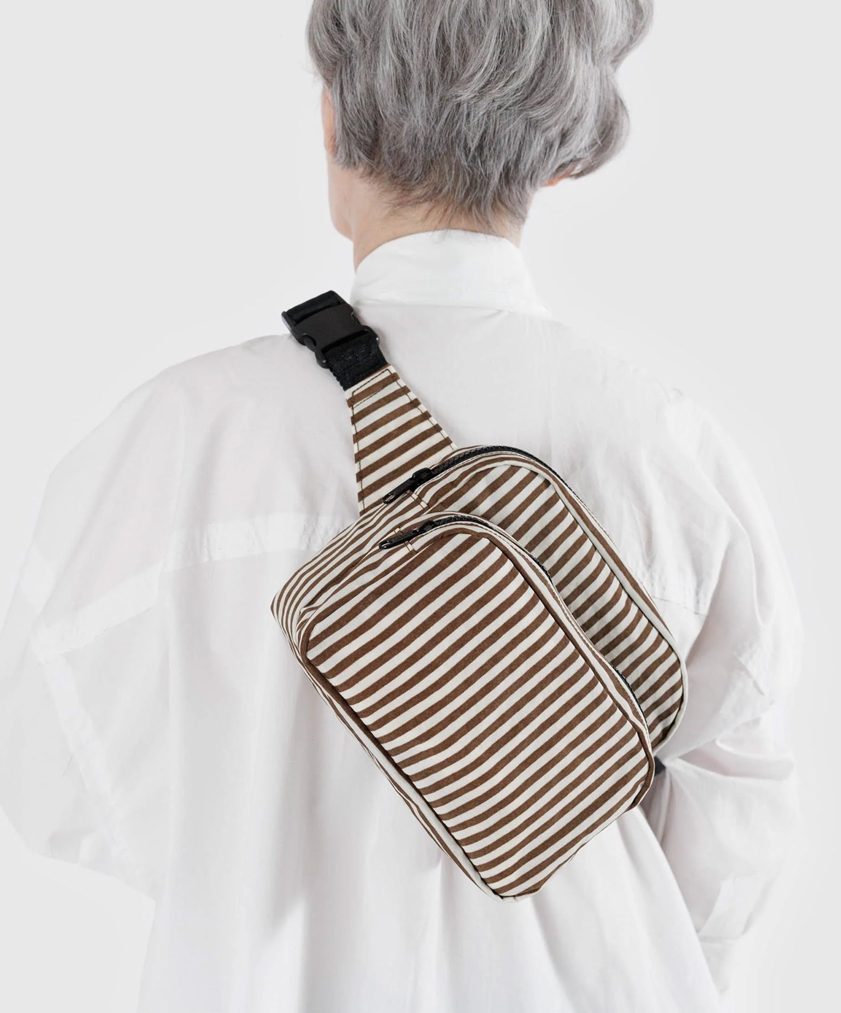 Baggu-Fanny Pack // Brown Stripe