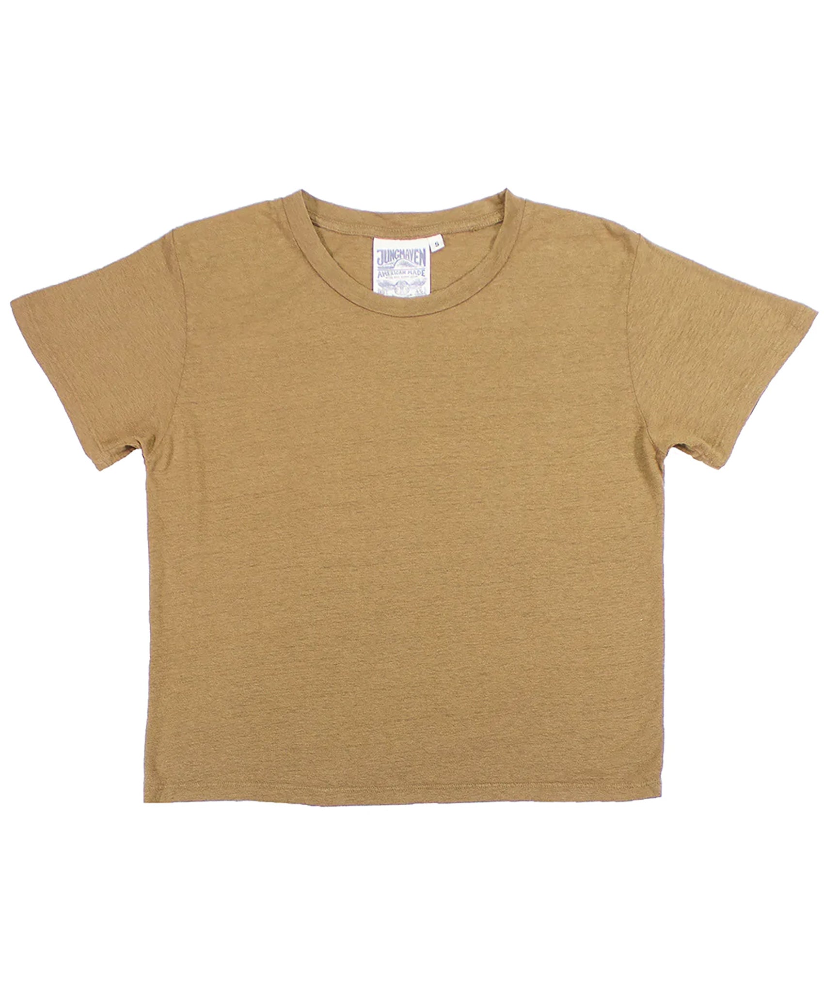 Jungmaven-Cropped Lorel Tee // Coyote