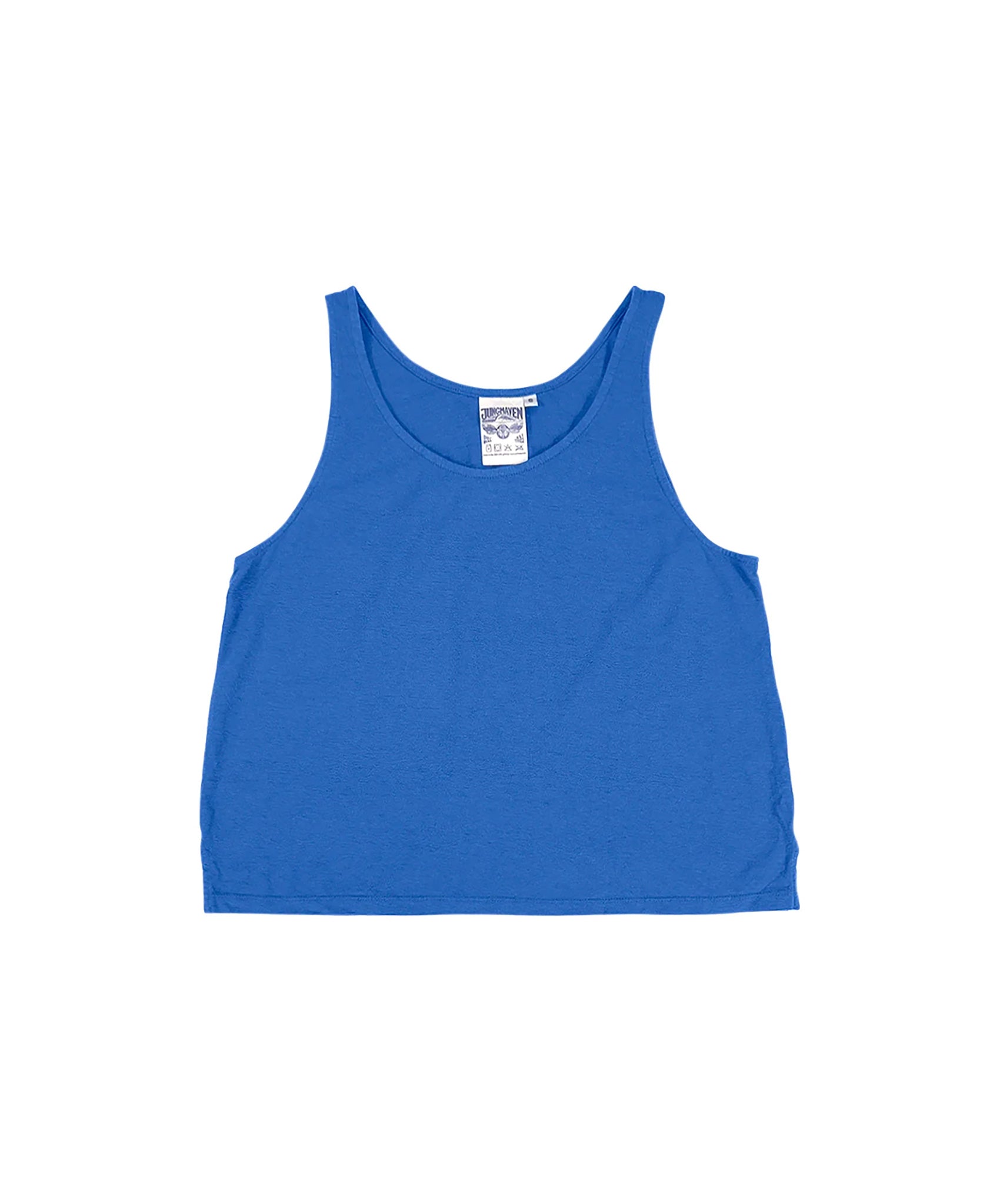 Jungmaven-Cropped Tank // Galaxy Blue