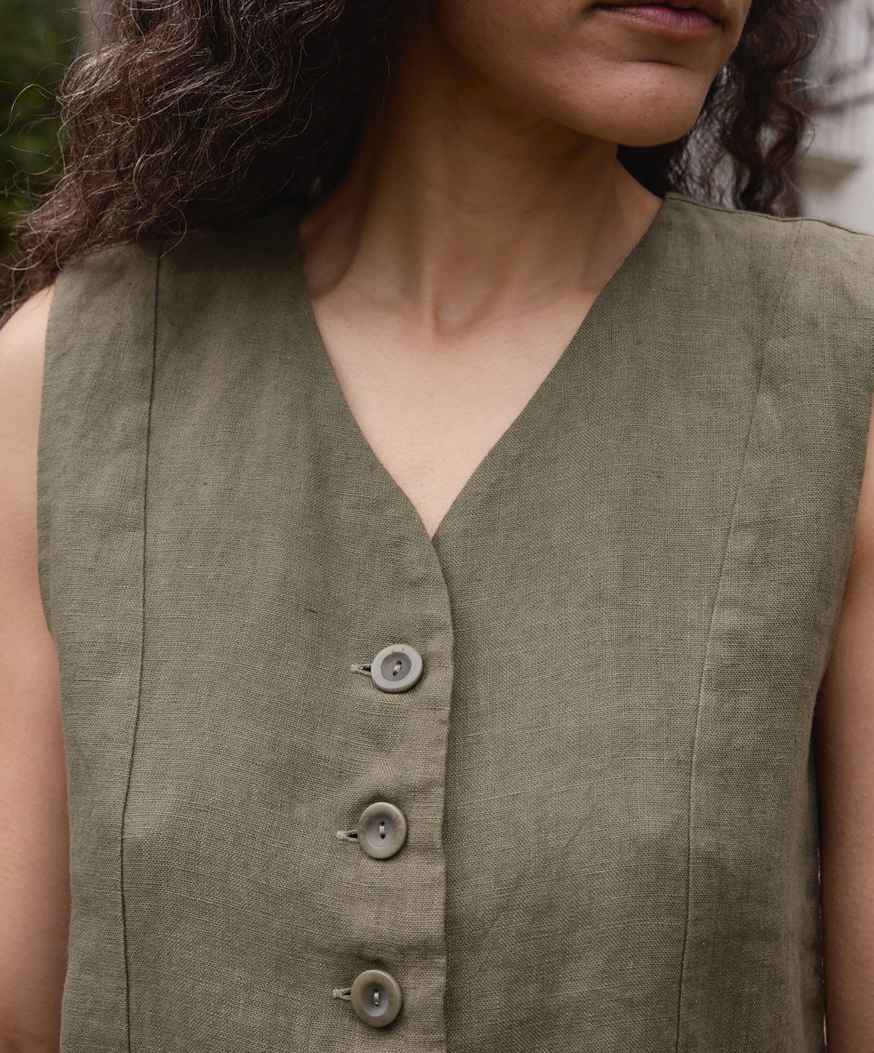 First Rite-Vest Tank // Sage