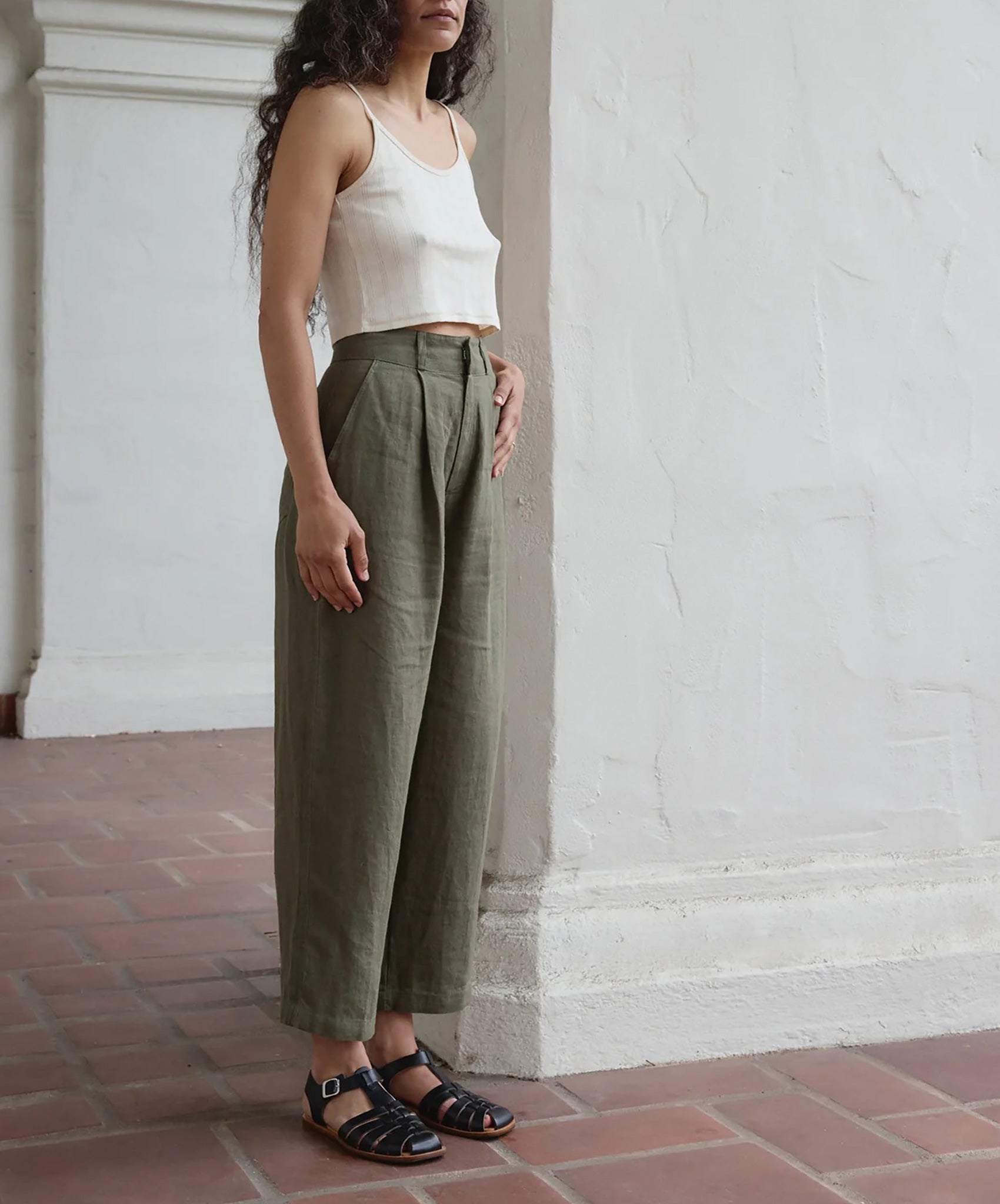 First Rite-Ana Trouser // Sage