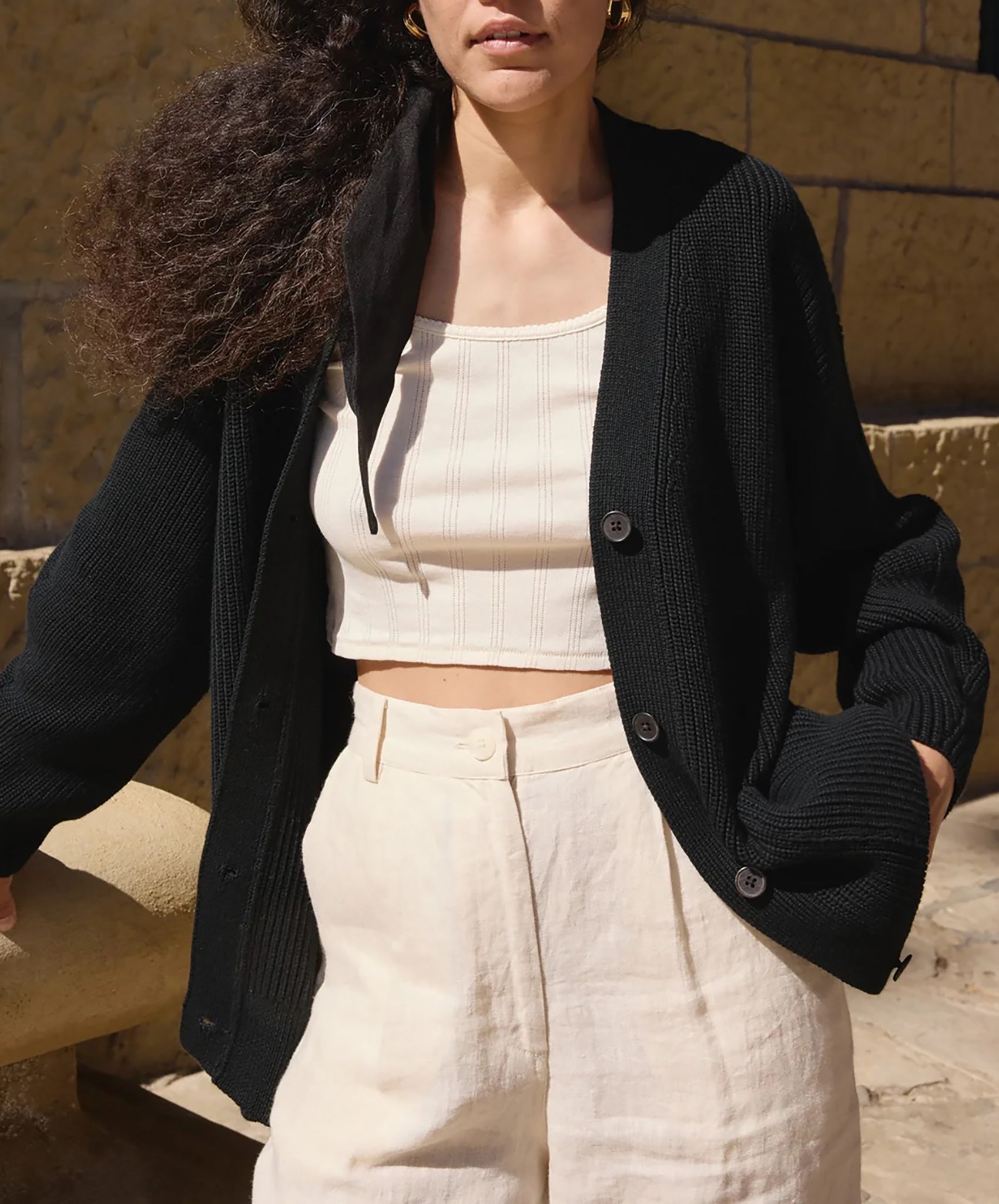 First Rite-Maia Cardigan // Black