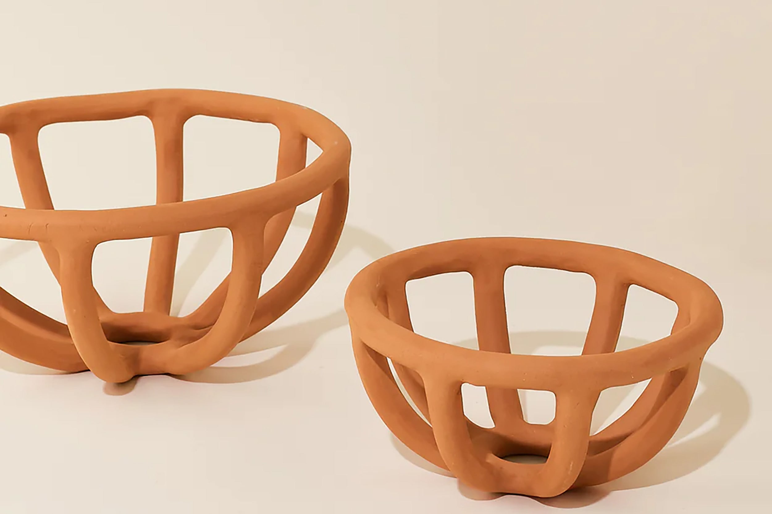 Sin-Prong Fruit Bowl // Terracotta