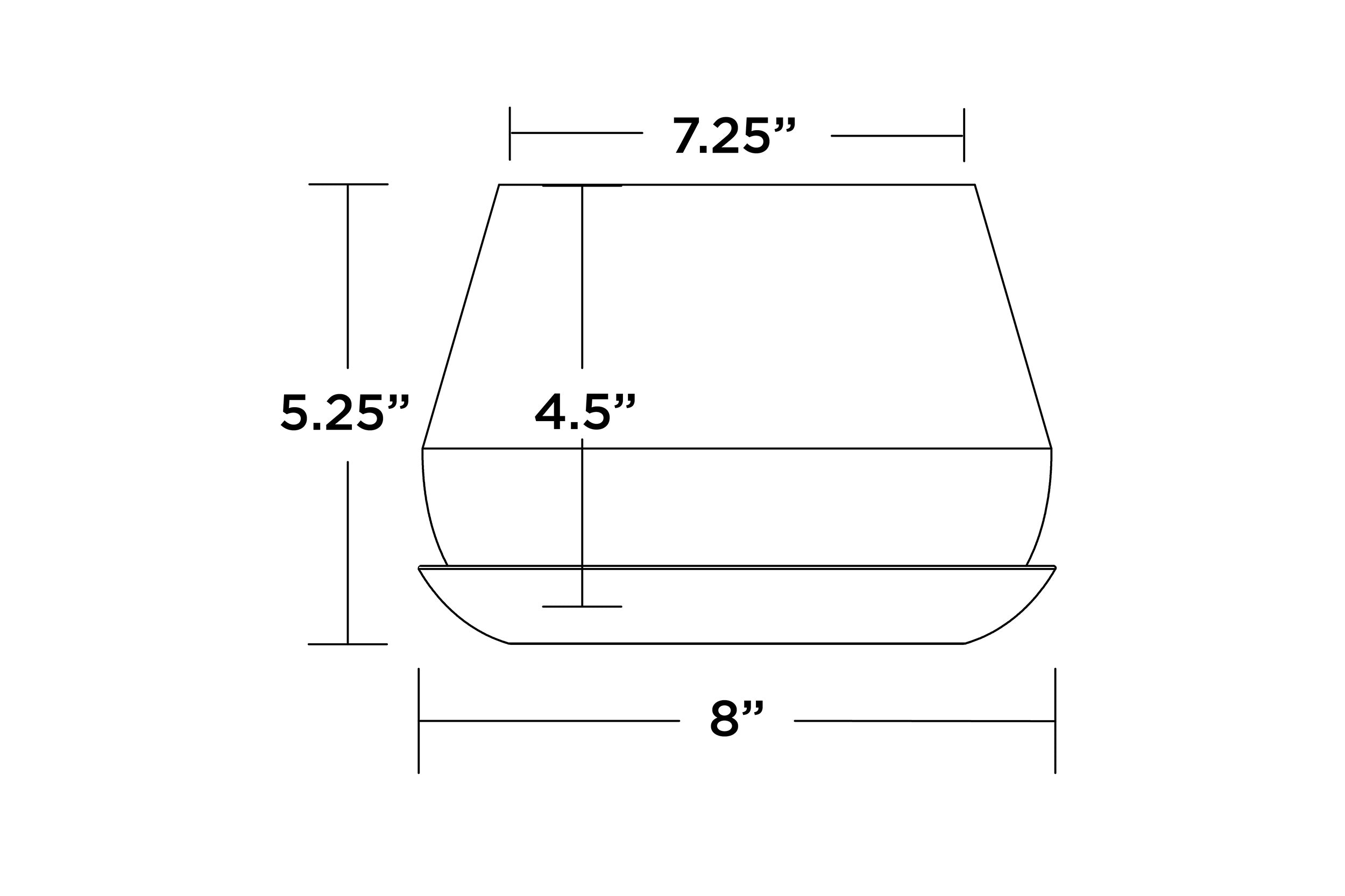 LBE-Rancho Planter // 7"-8"