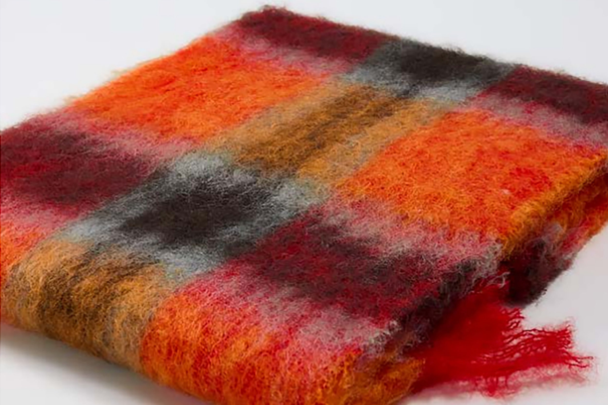 Mantas Ezcaray-Mohair Scarf // Tartan