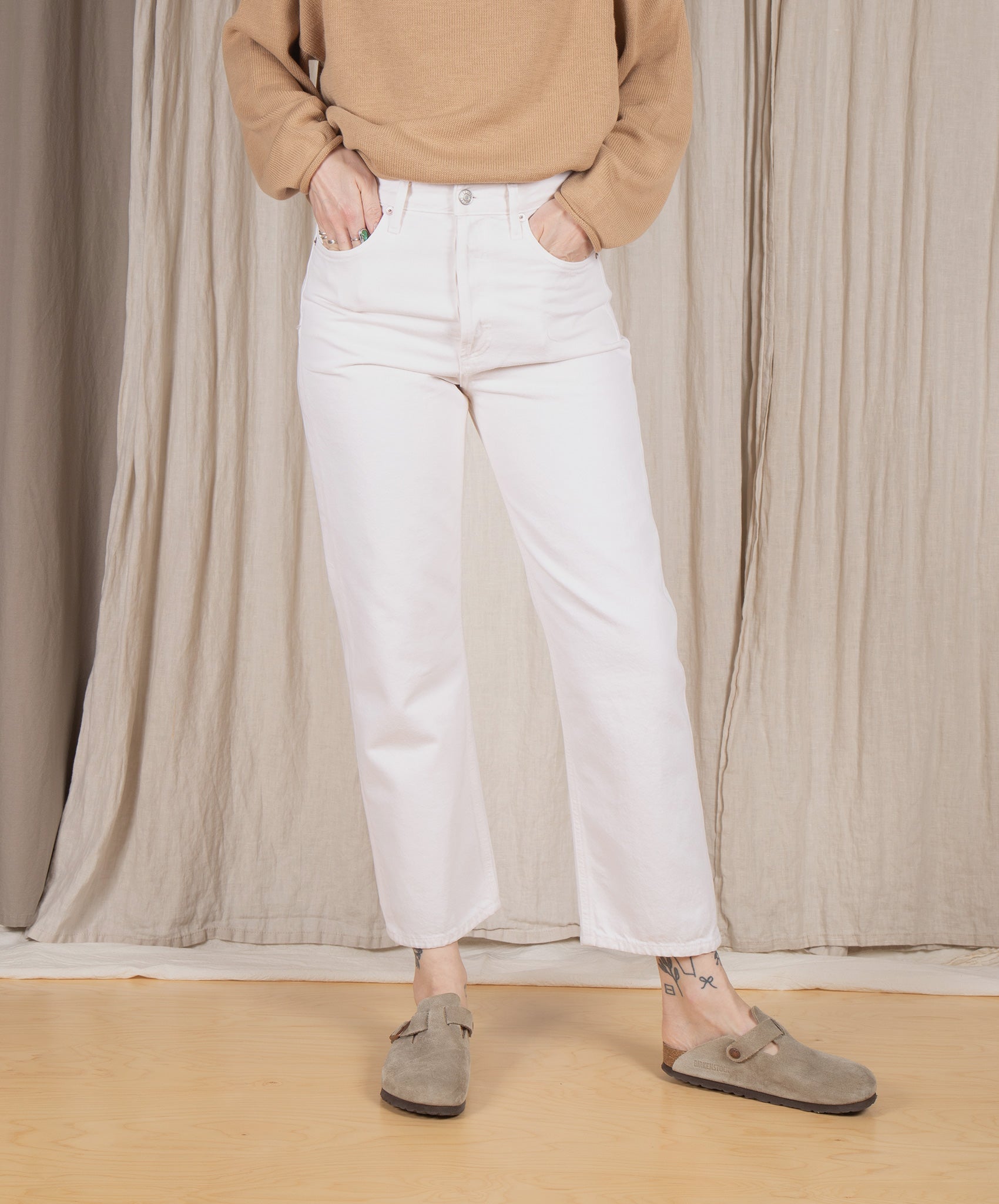 AGOLDE-90’s High Rise Crop // Fortune Cookie
