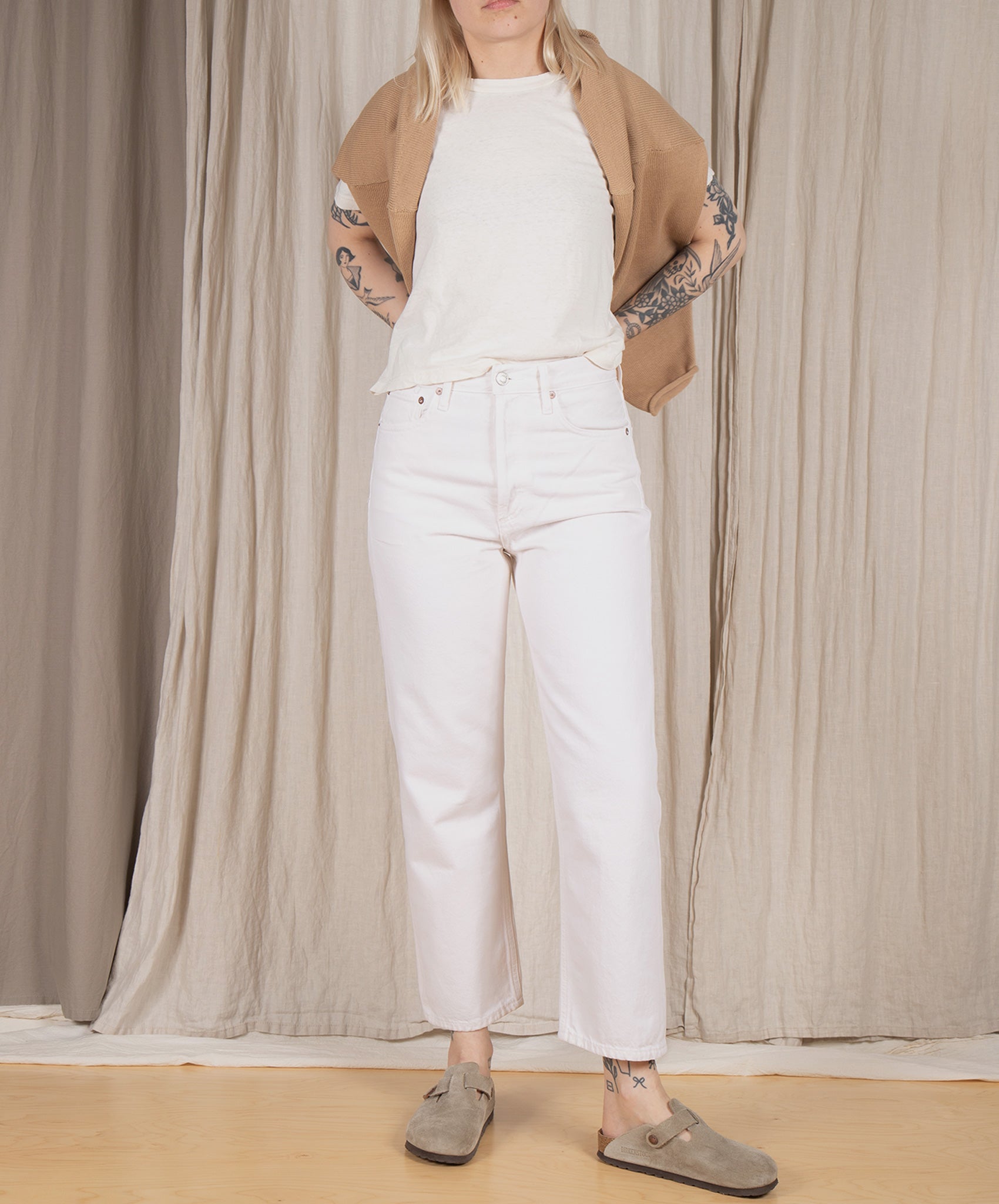 AGOLDE-90’s High Rise Crop // Fortune Cookie