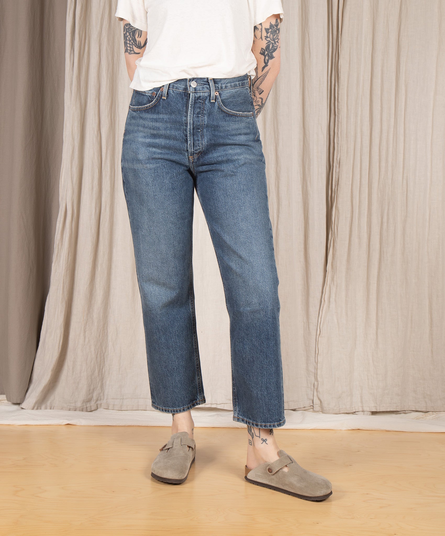 AGOLDE-90’s High Rise Crop // Imagine