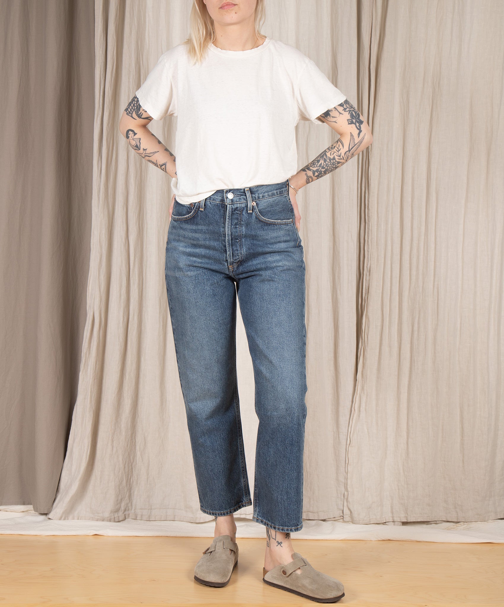 AGOLDE-90’s High Rise Crop // Imagine