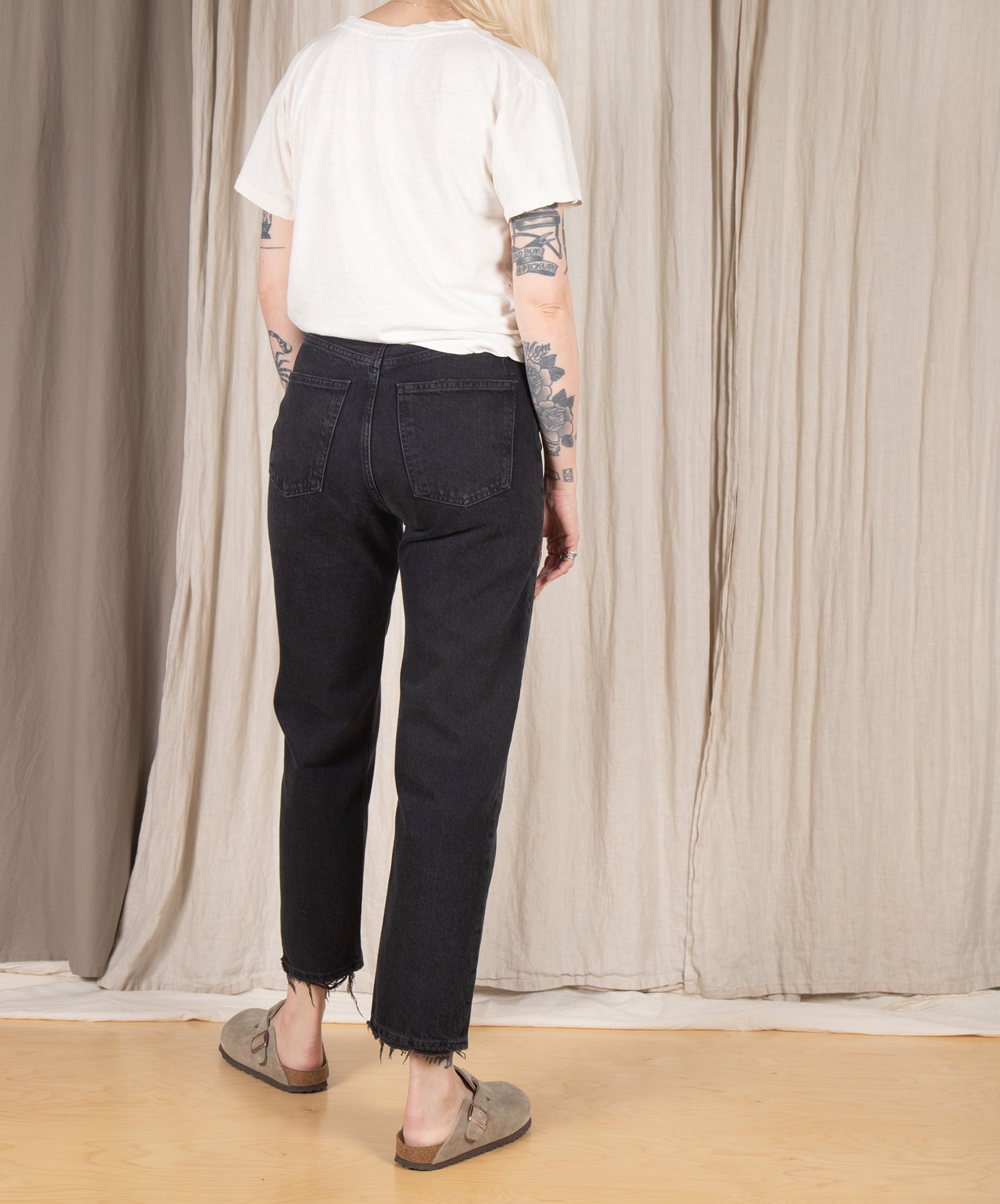AGOLDE-90’s High Rise Crop // Tar