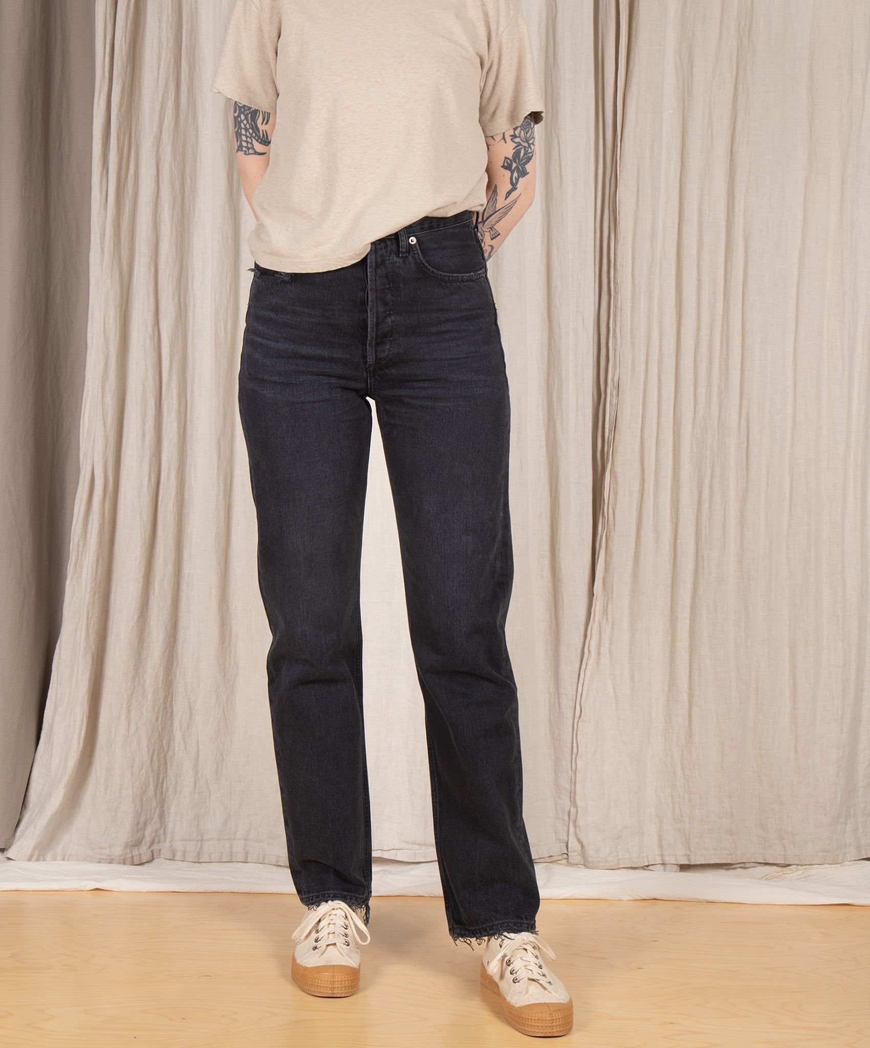 AGOLDE-90’s Loose Fit High Rise // Tar