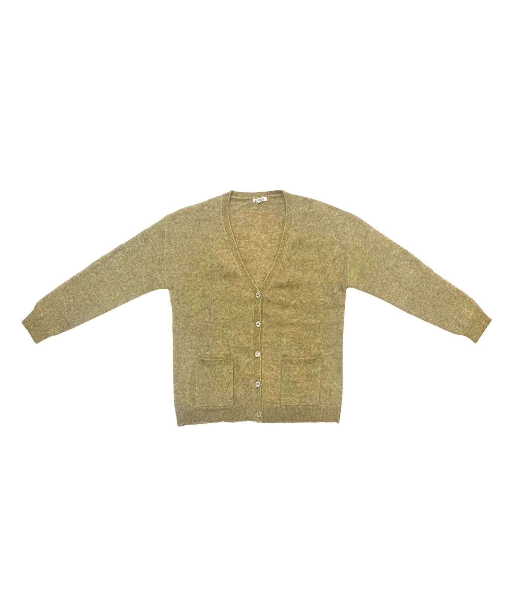 Ali Golden-Oversized Mohair Cardigan // Ochre