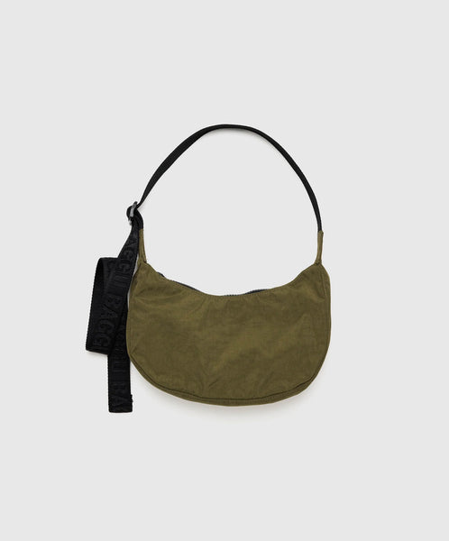 Baggu-Small Nylon Crescent Bag // Seaweed