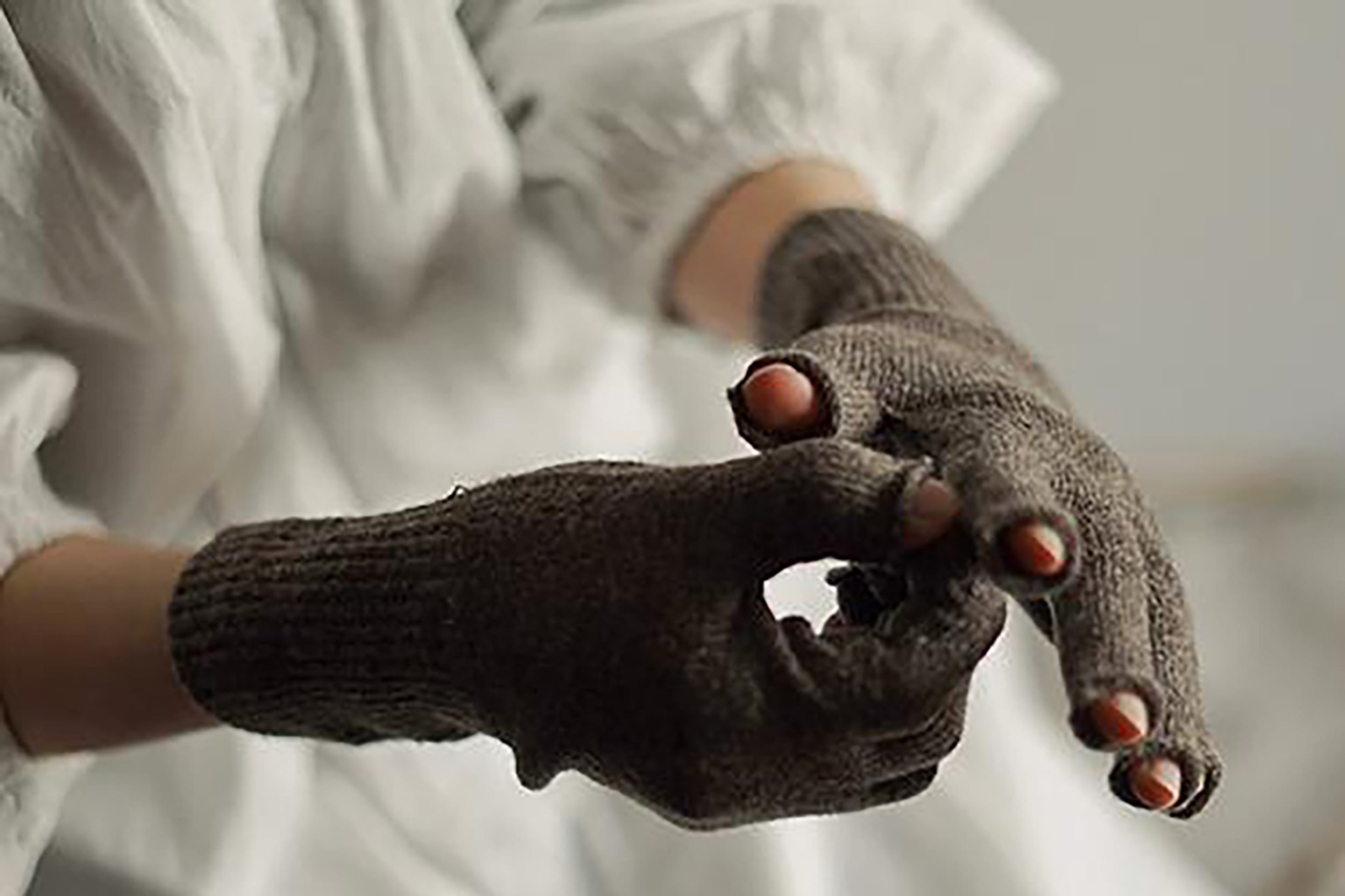 Memeri-Fingerless Merino Gloves