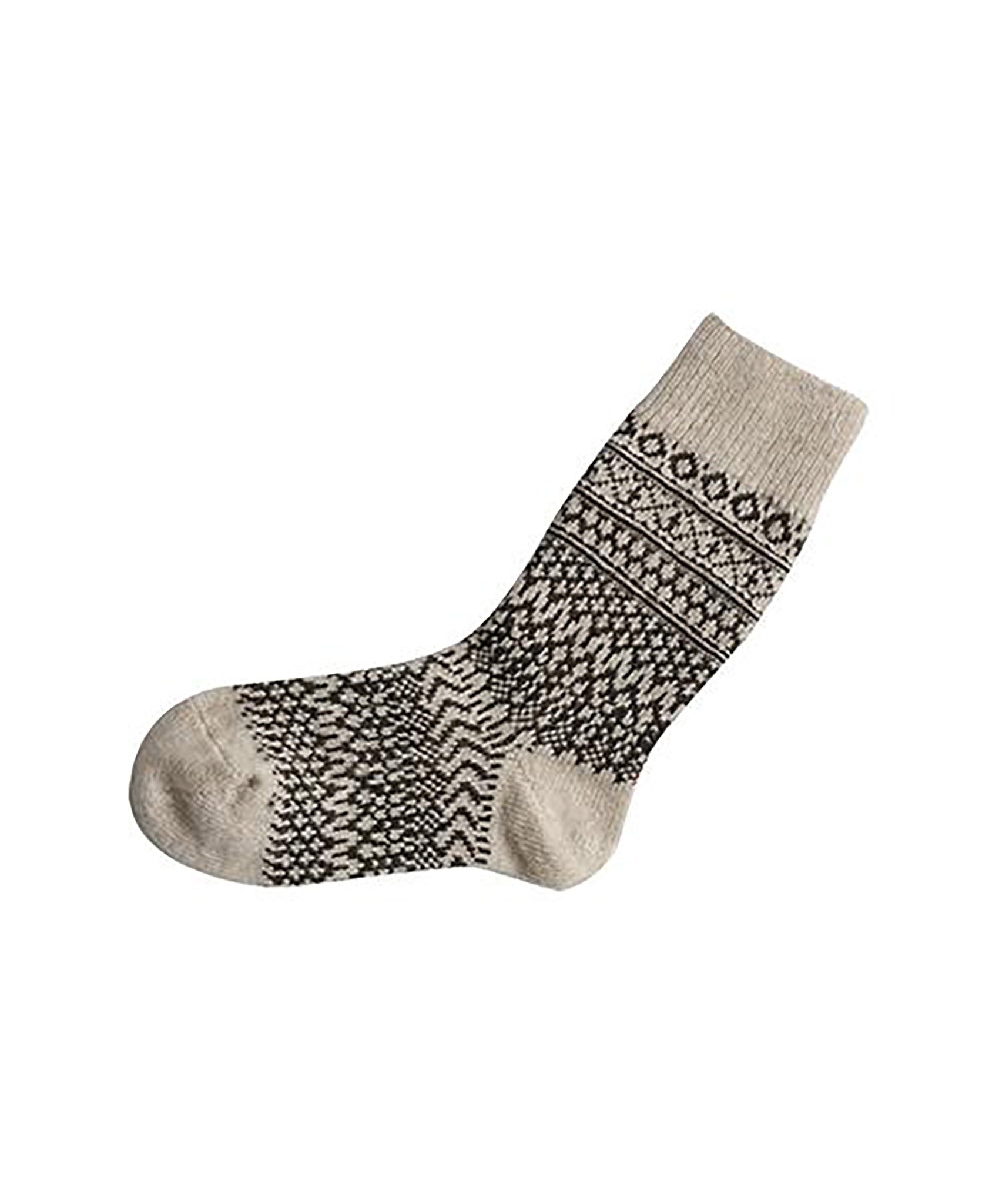 Nishiguchi-Wool Jacquard Sock