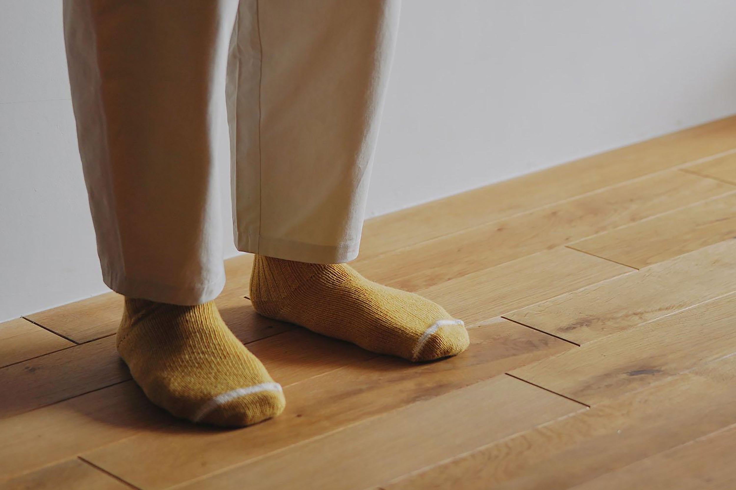 Nishiguchi-Wool Ribbed Sock