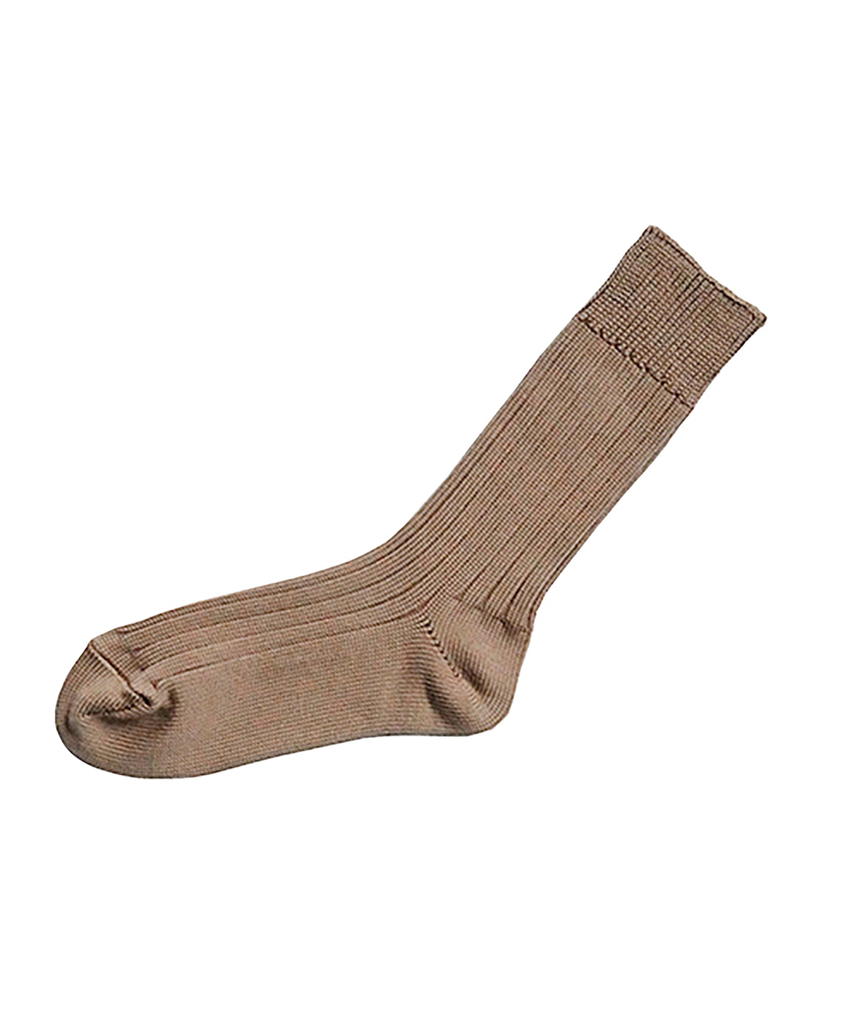 Nishiguchi-Egyptian Cotton Ribbed Sock