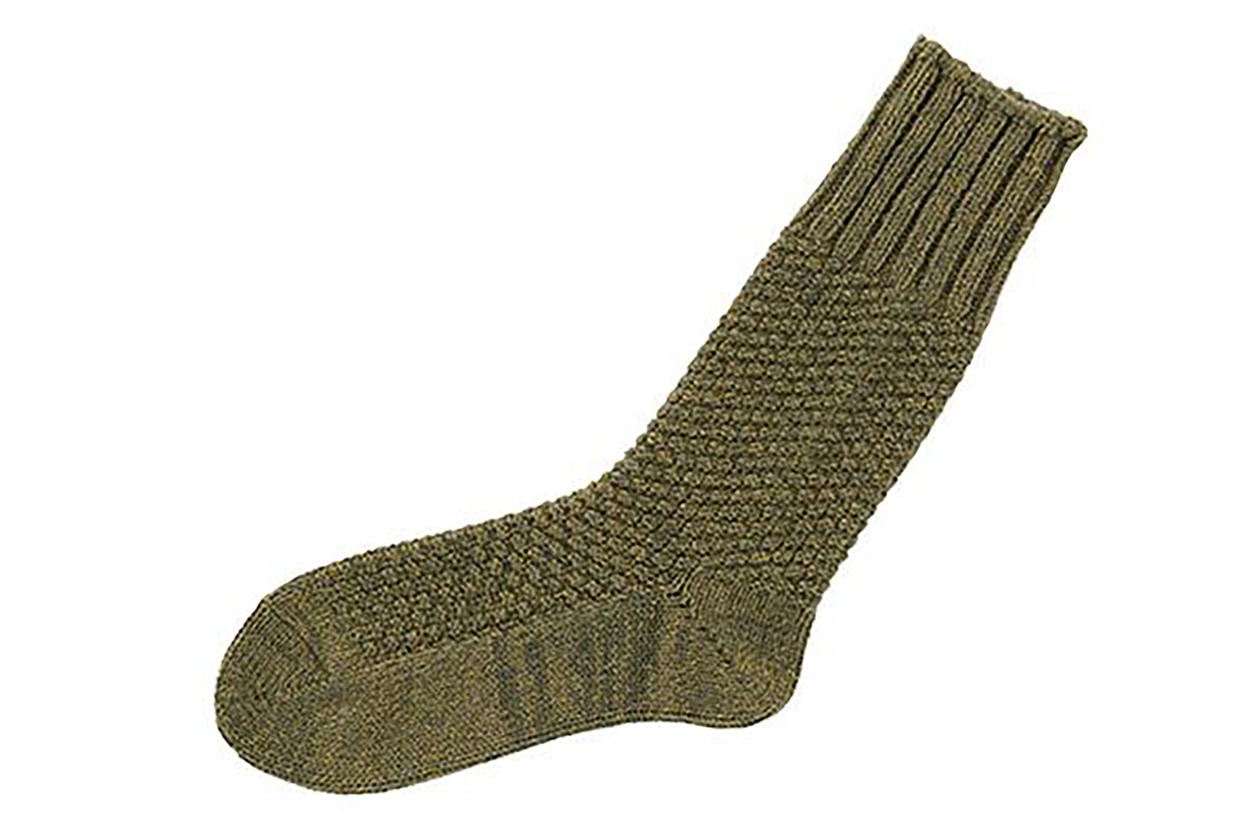 Nishiguchi-Wool Cotton Boot Sock
