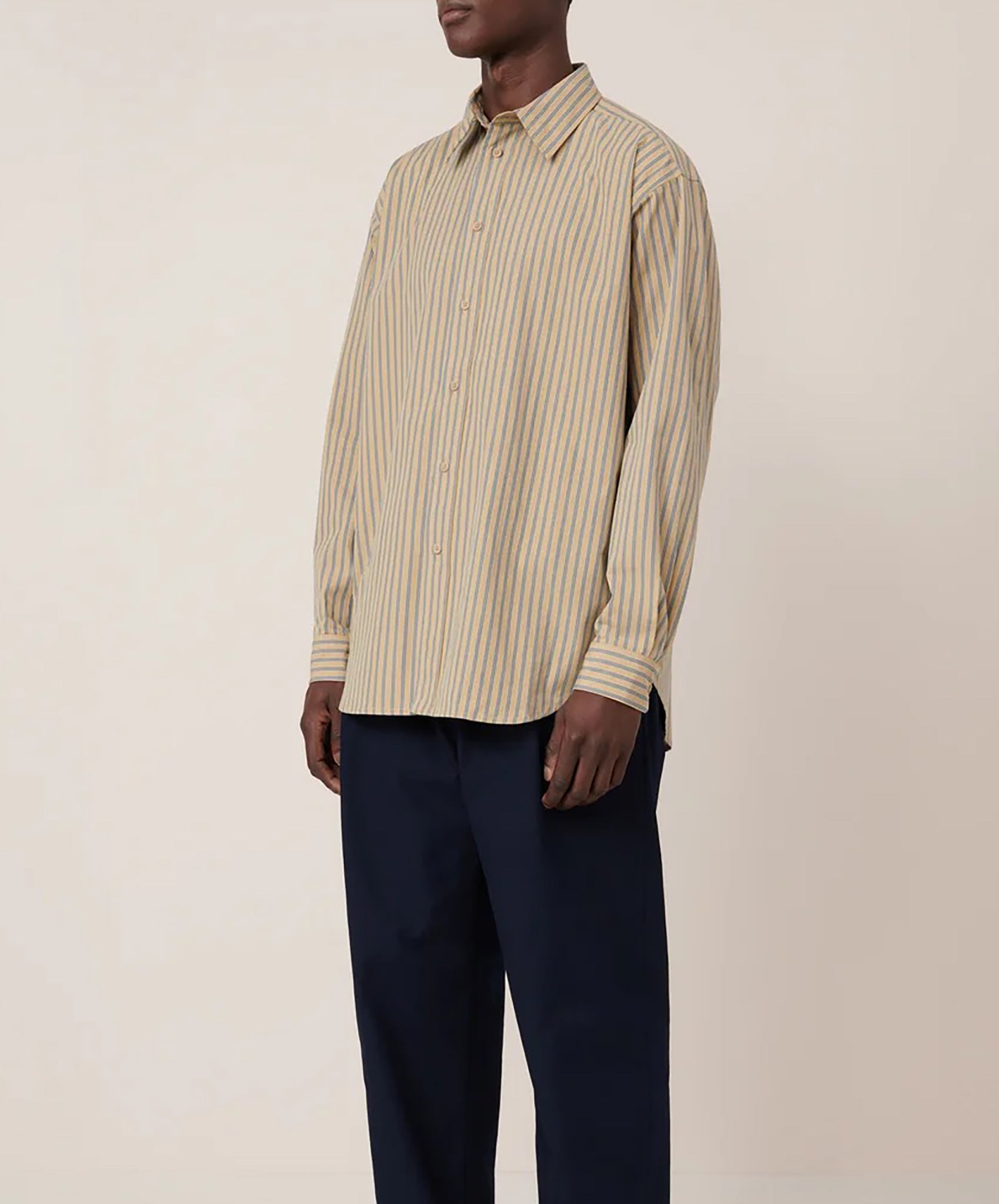 Kowtow-Ralph Shirt // Double Pinstripe