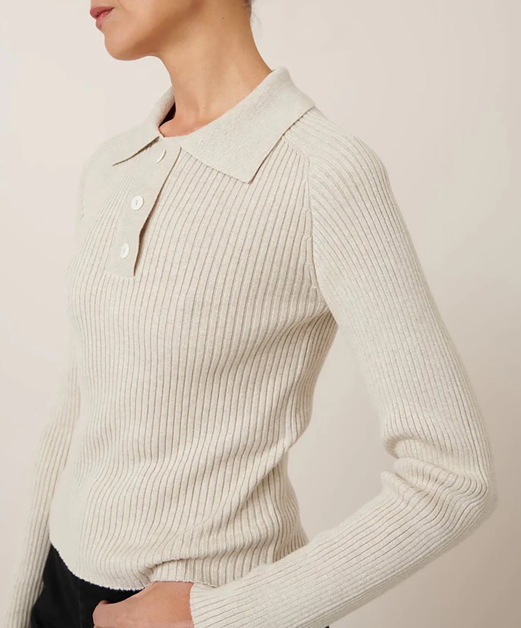 Kowtow-Ridge Top // Oat Melange