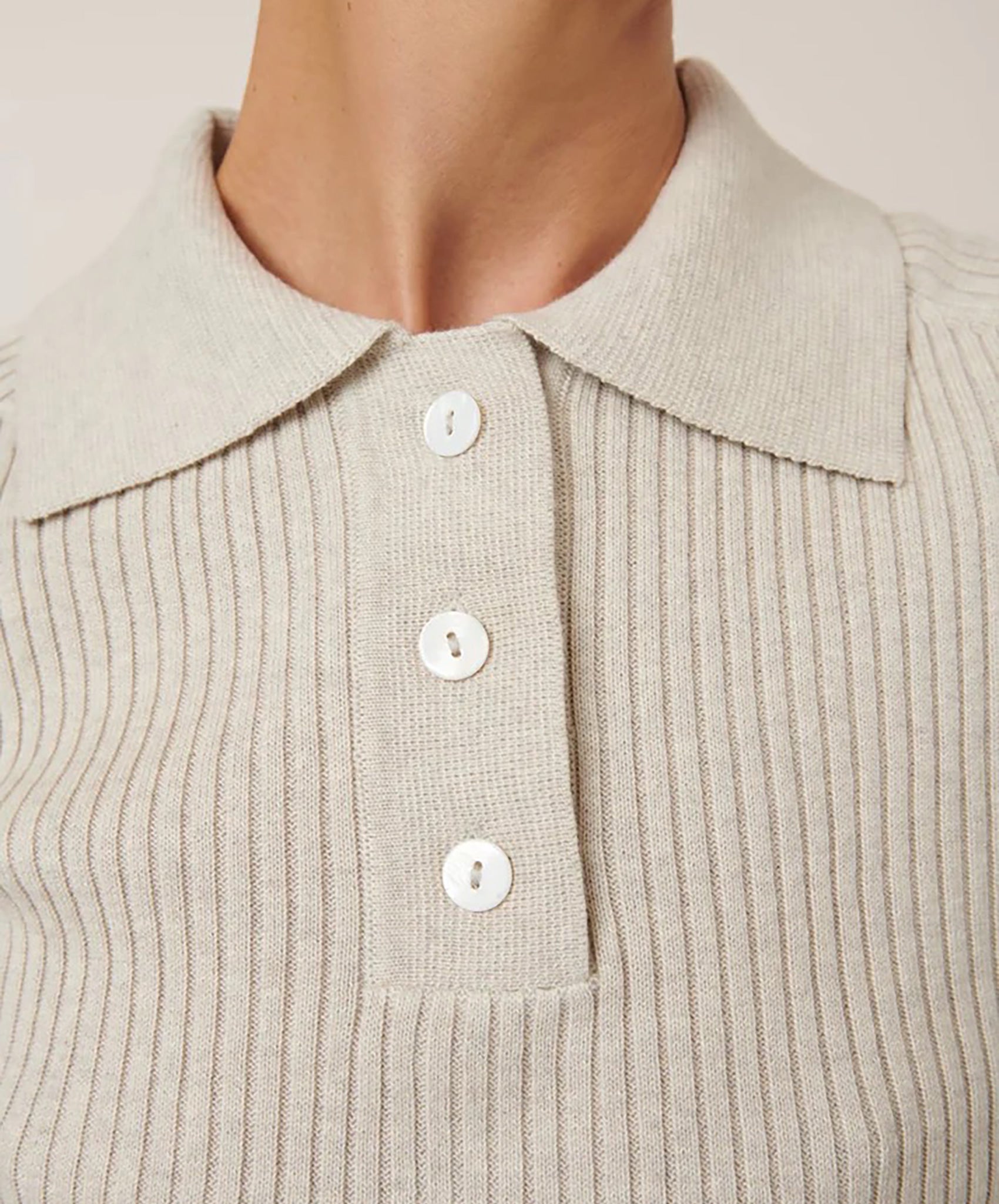 Kowtow-Ridge Top // Oat Melange