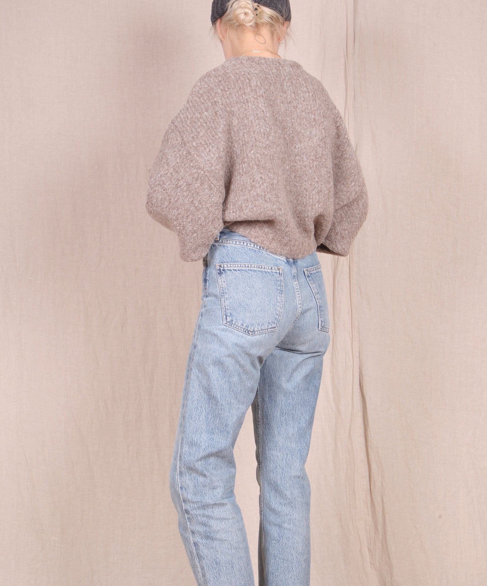 Atelier Delphine-Balloon Sleeve Sweater // Deer