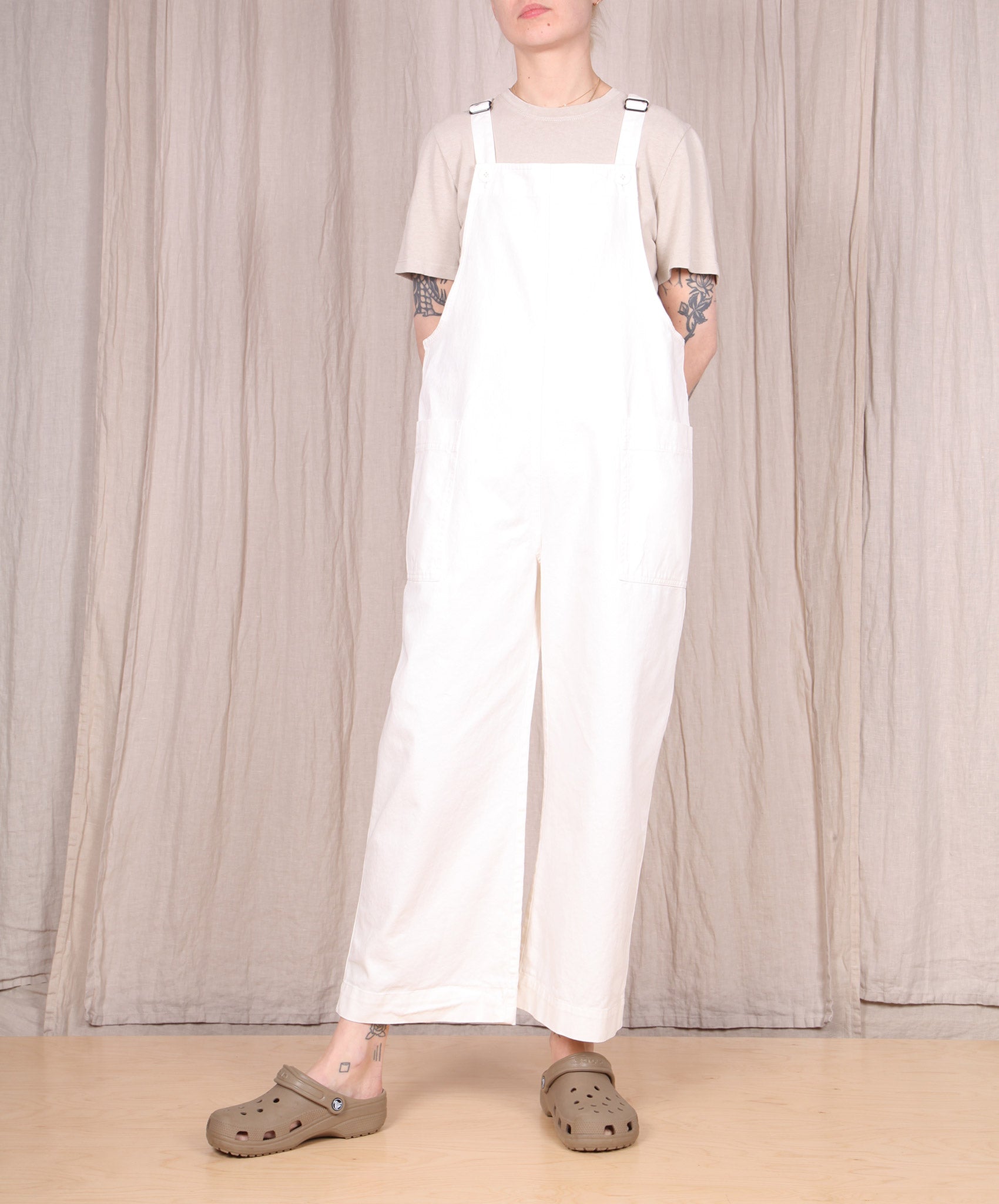 Ali Golden-Overall Jumper // Bone