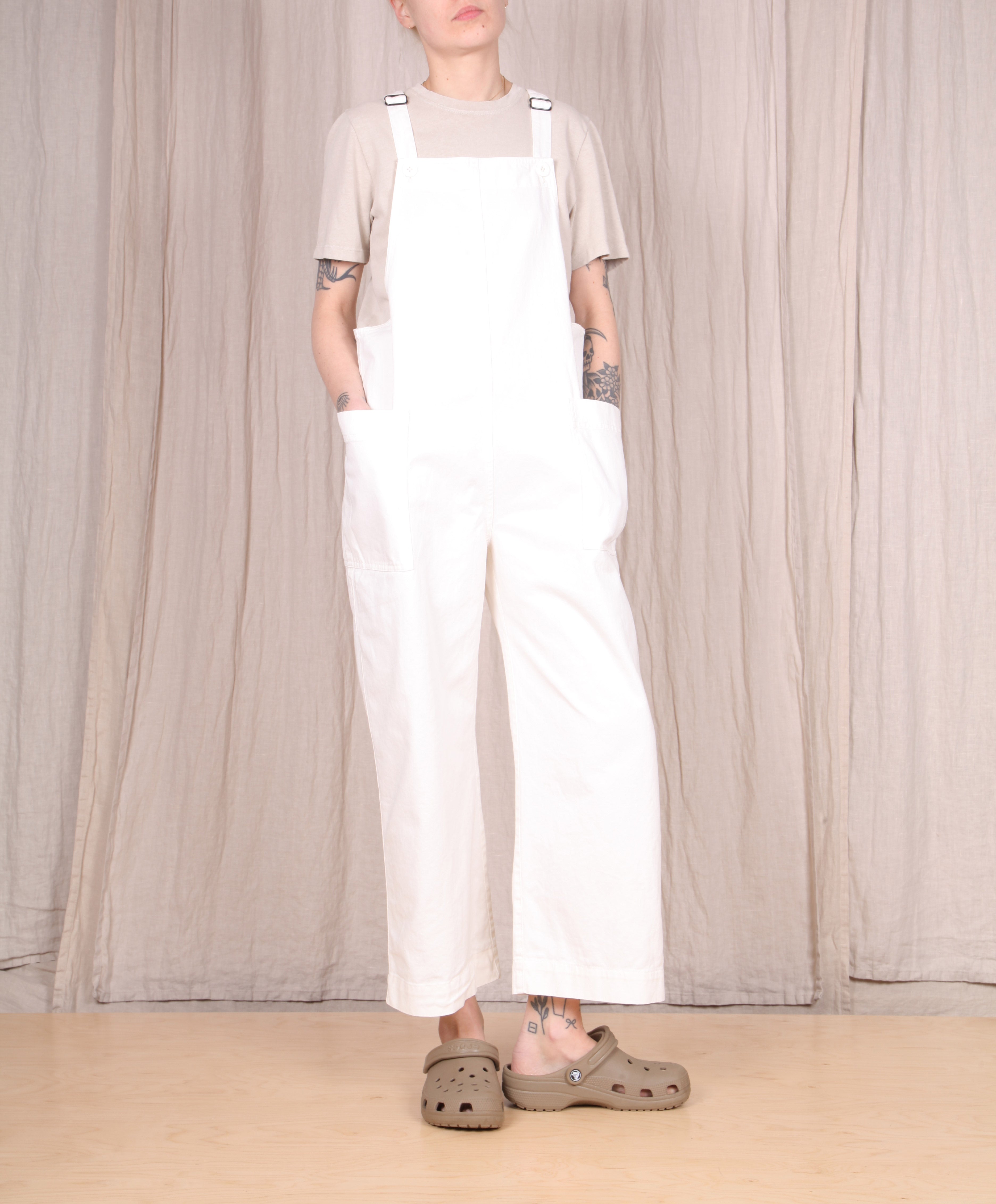 Ali Golden-Overall Jumper // Bone