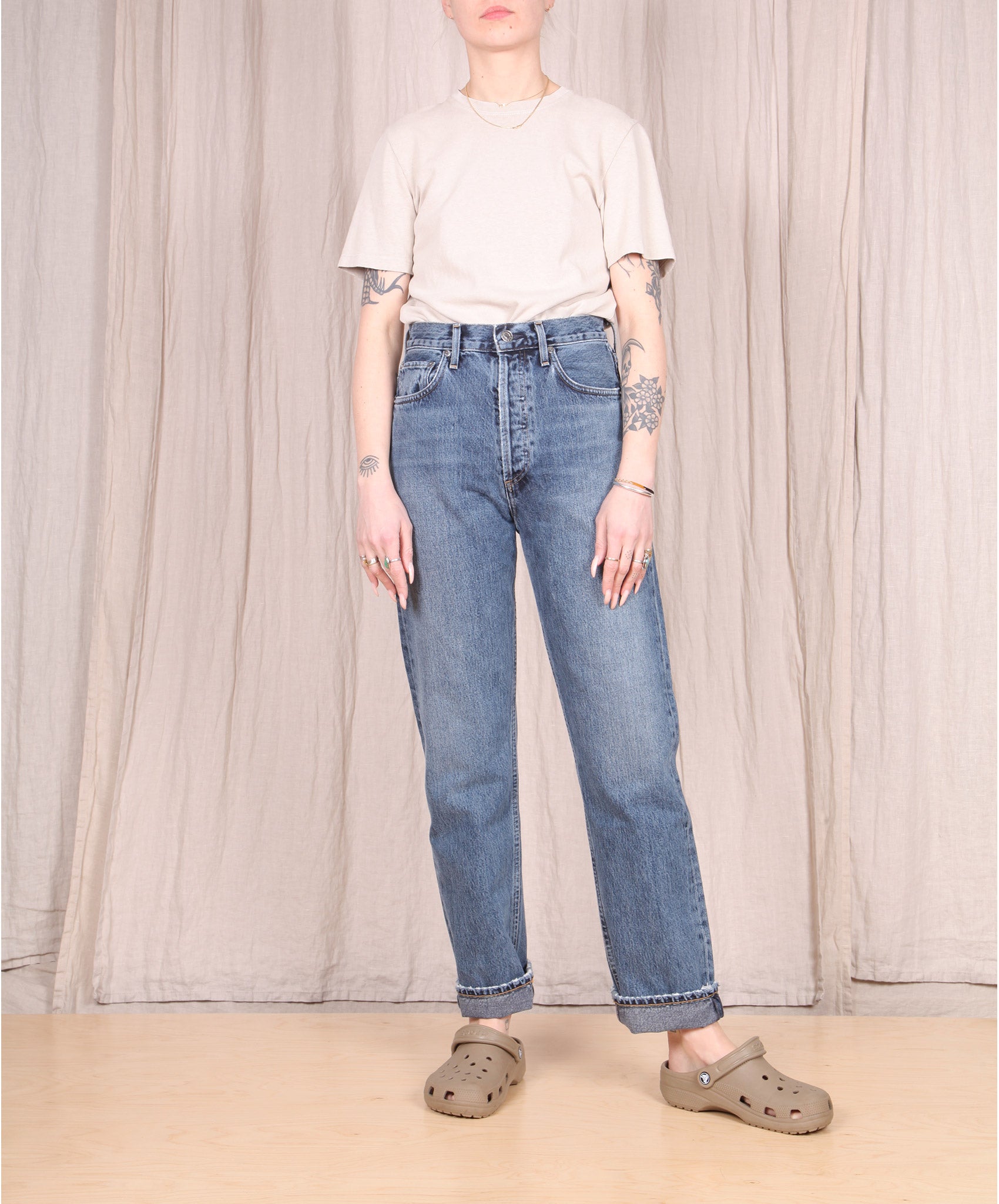 AGOLDE-90’s Pinch High Rise Straight // Portrait