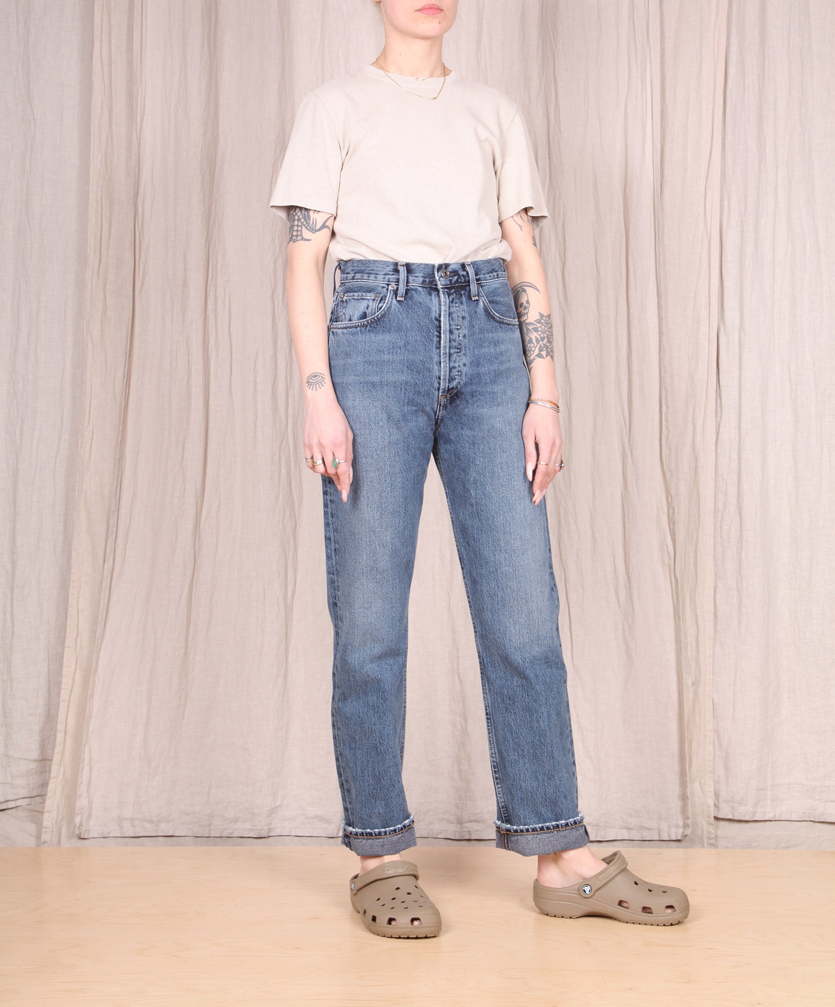 AGOLDE-90’s Pinch High Rise Straight // Portrait