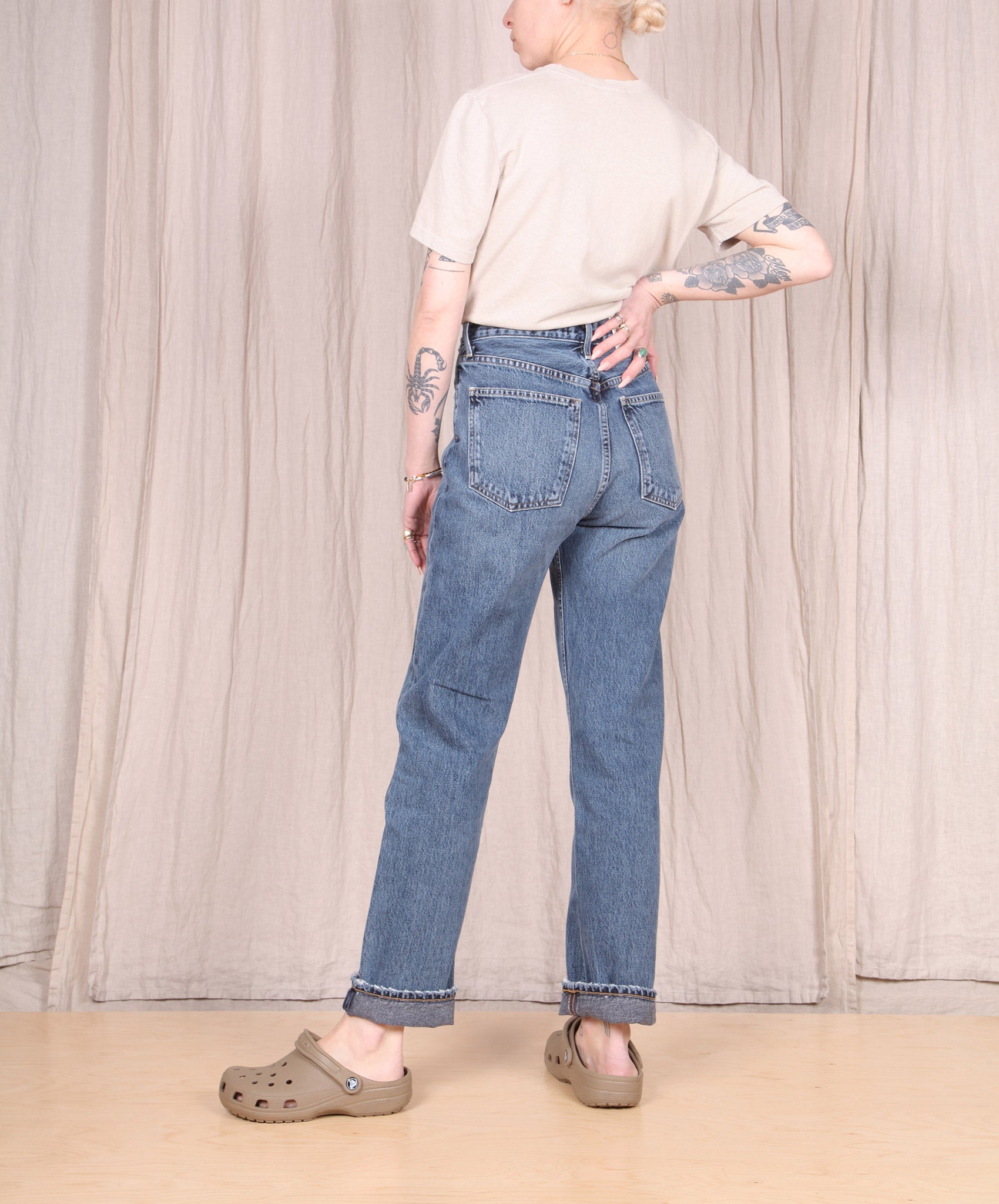 AGOLDE-90’s Pinch High Rise Straight // Portrait