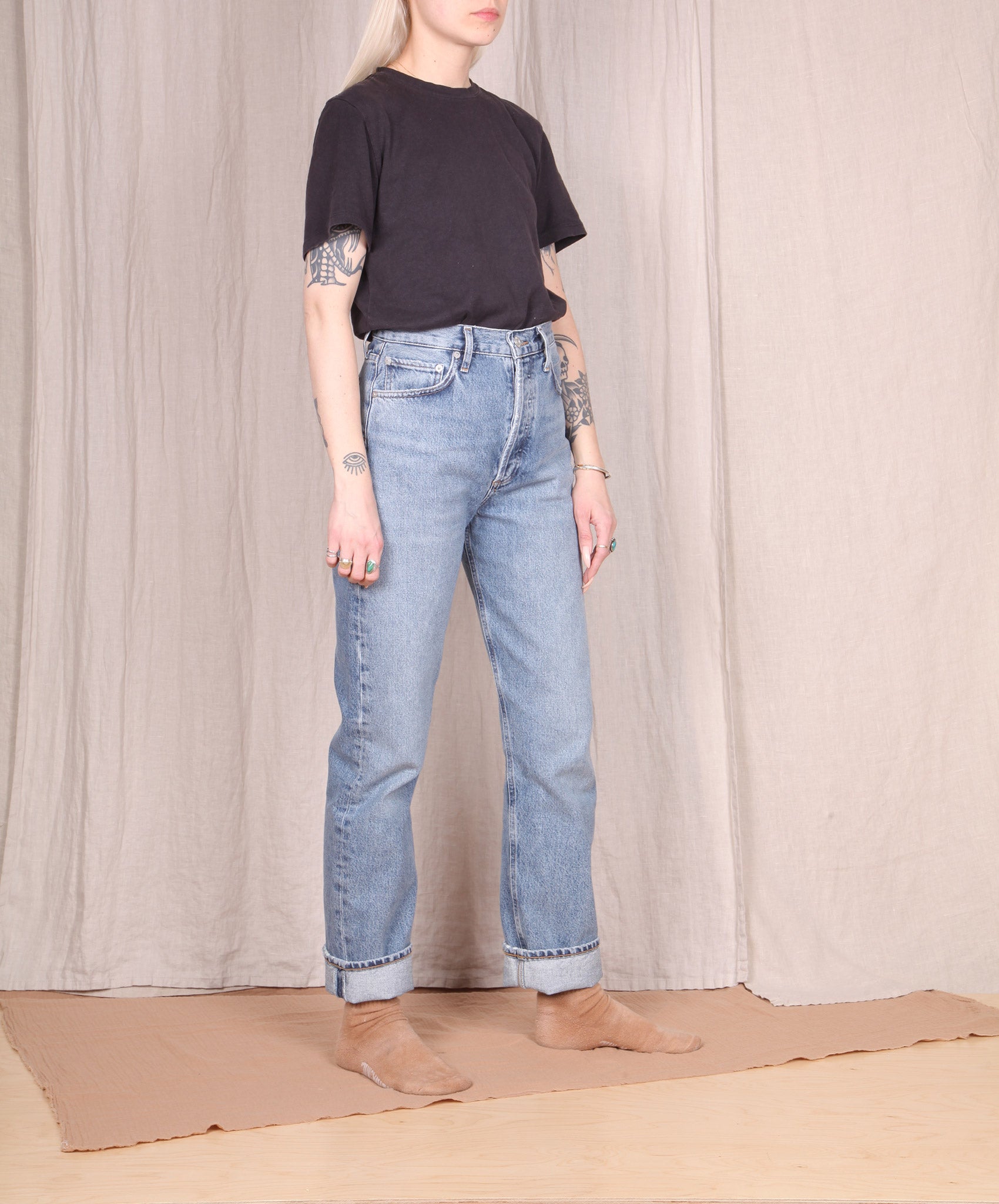 AGOLDE-90’s Pinch High Rise Straight // Navigate