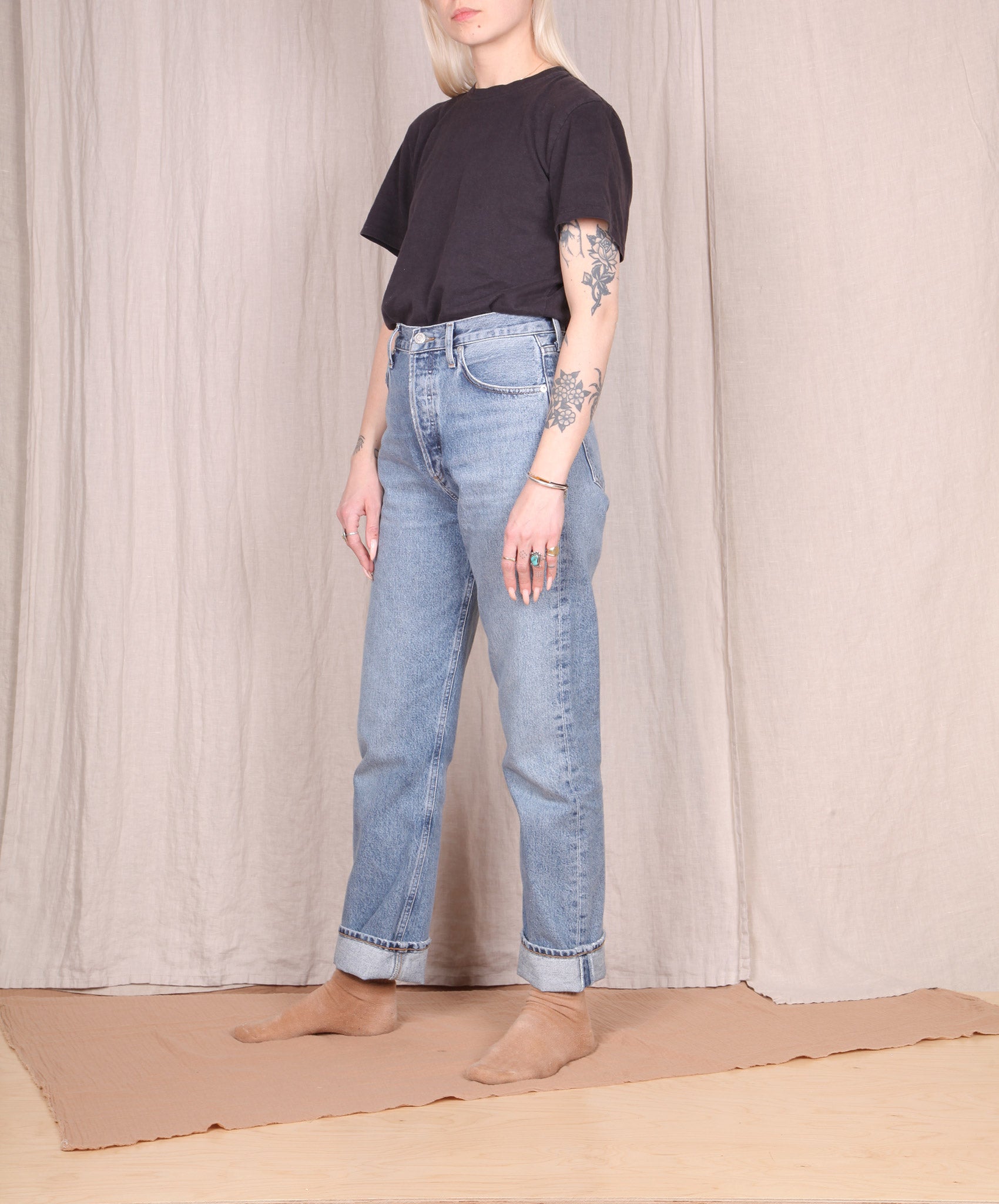 AGOLDE-90’s Pinch High Rise Straight // Navigate