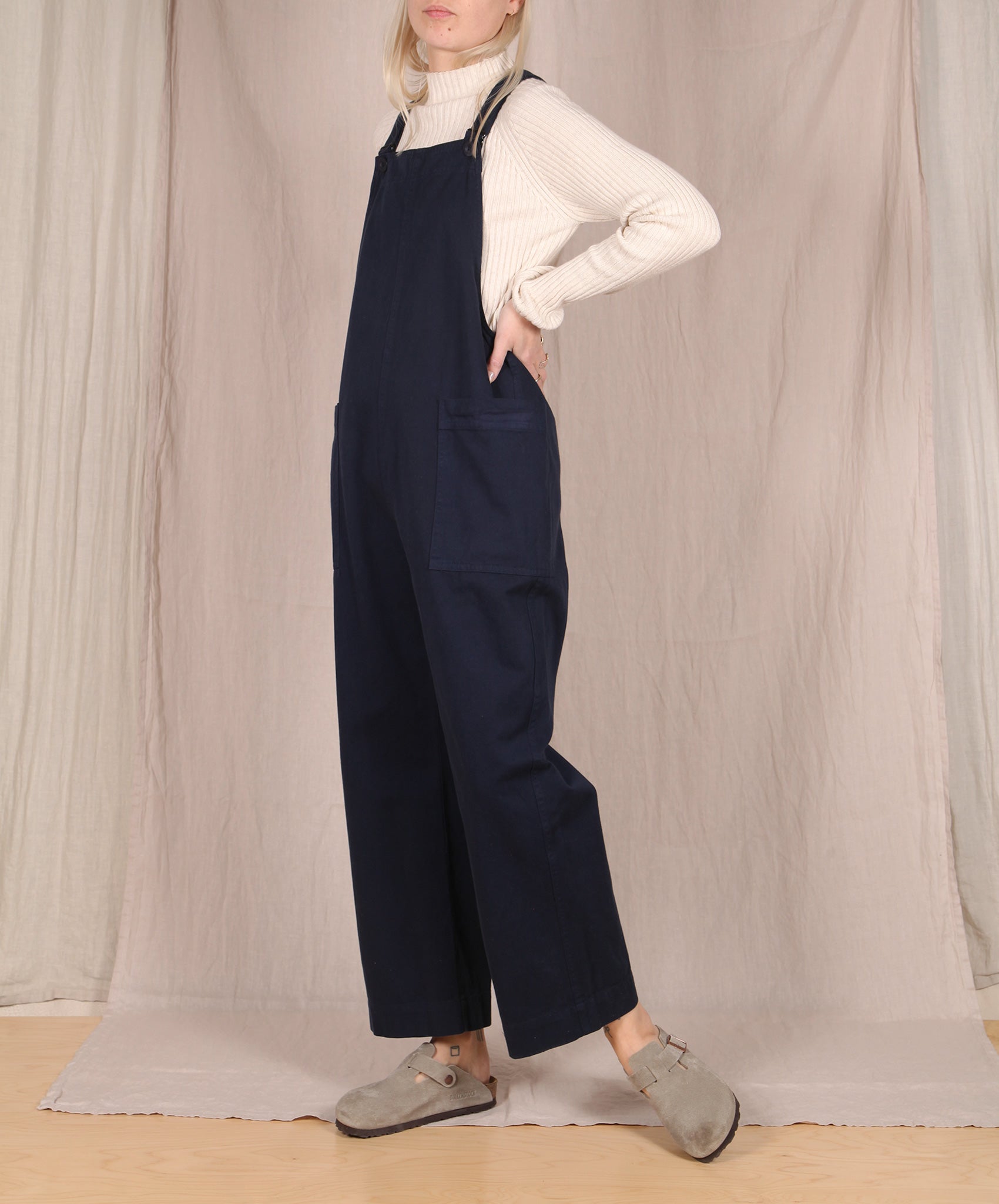 Ali Golden-Overall Jumper // Navy