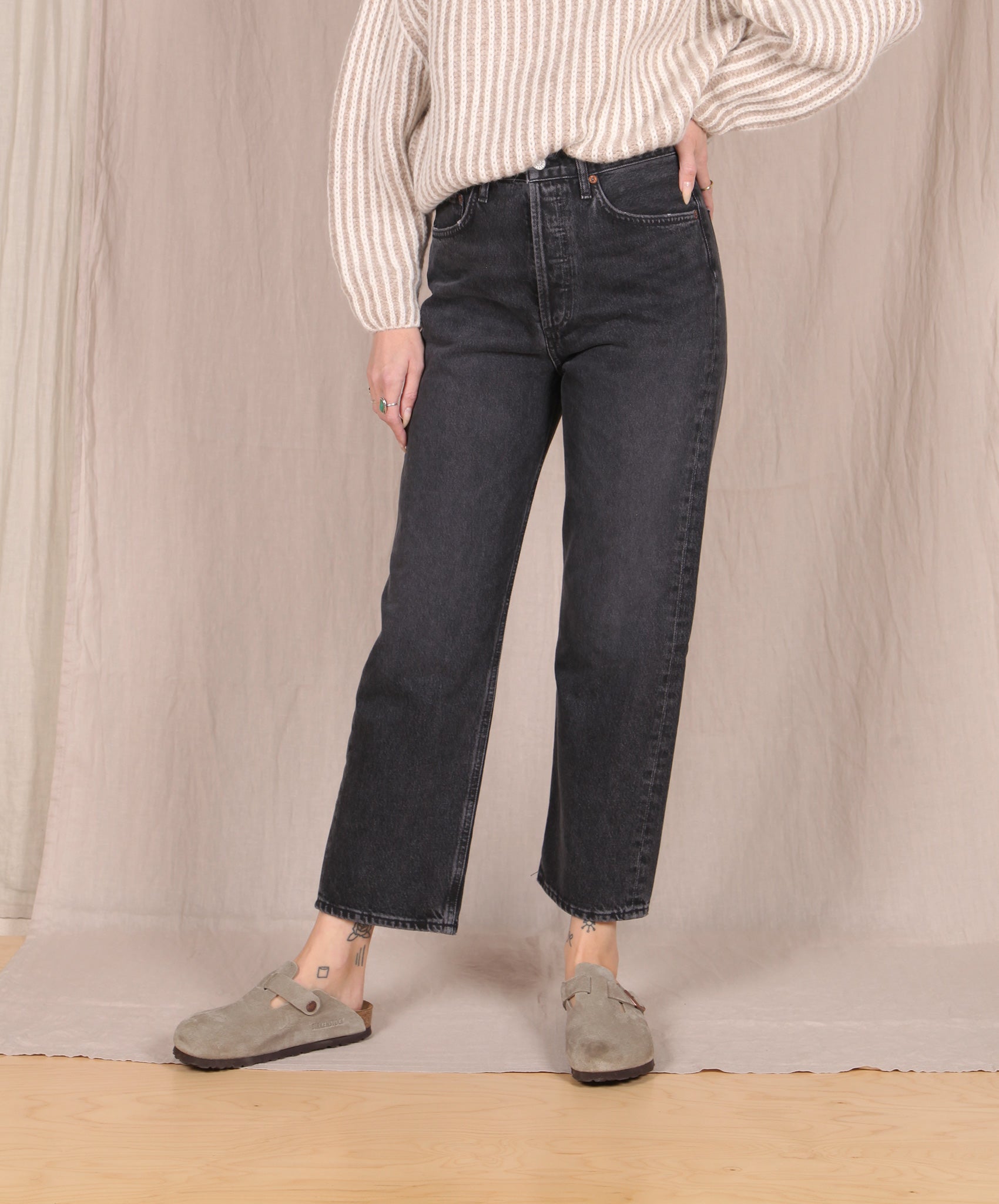 AGOLDE-90’s High Rise Crop // Paradox