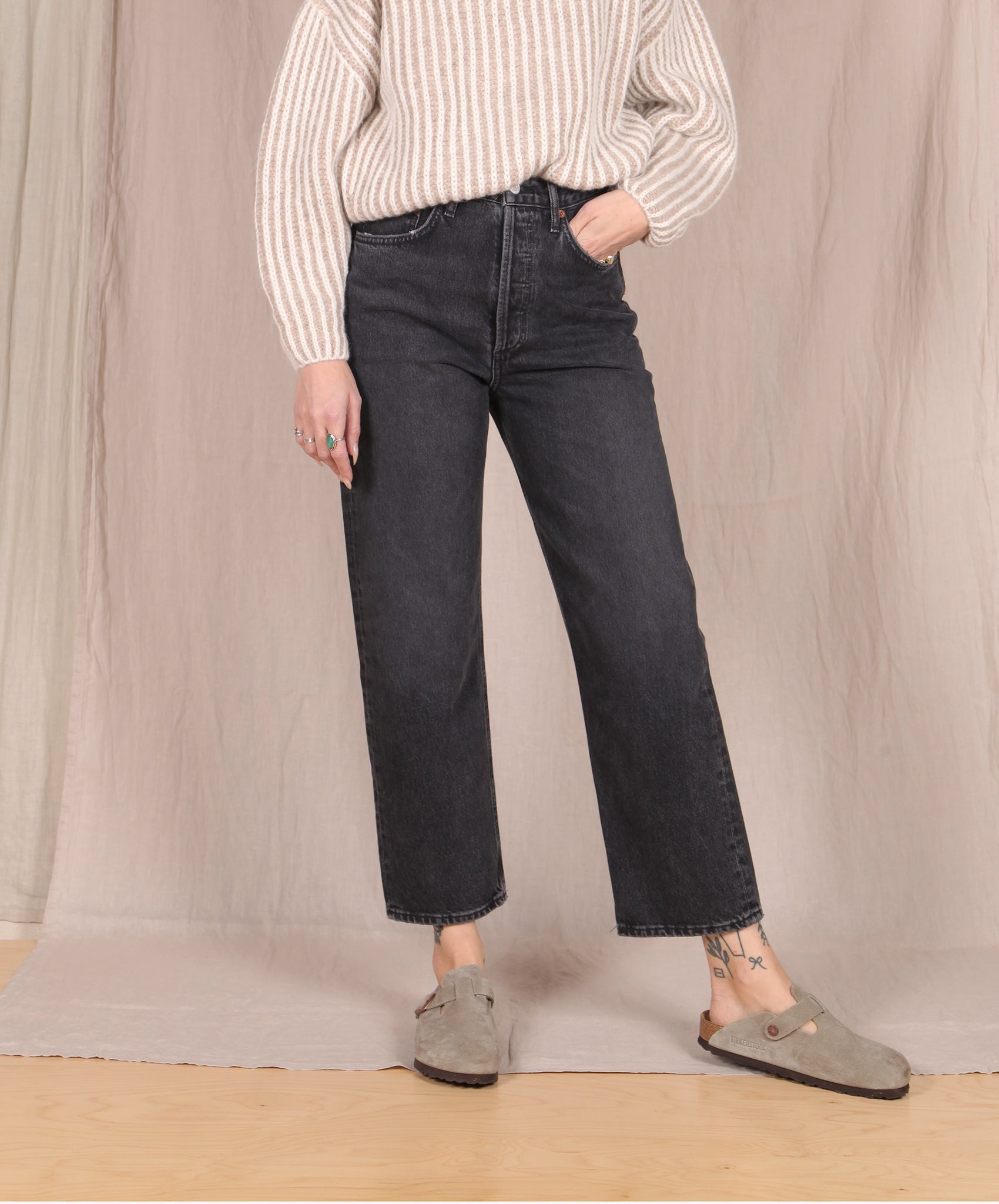 AGOLDE-90’s High Rise Crop // Paradox