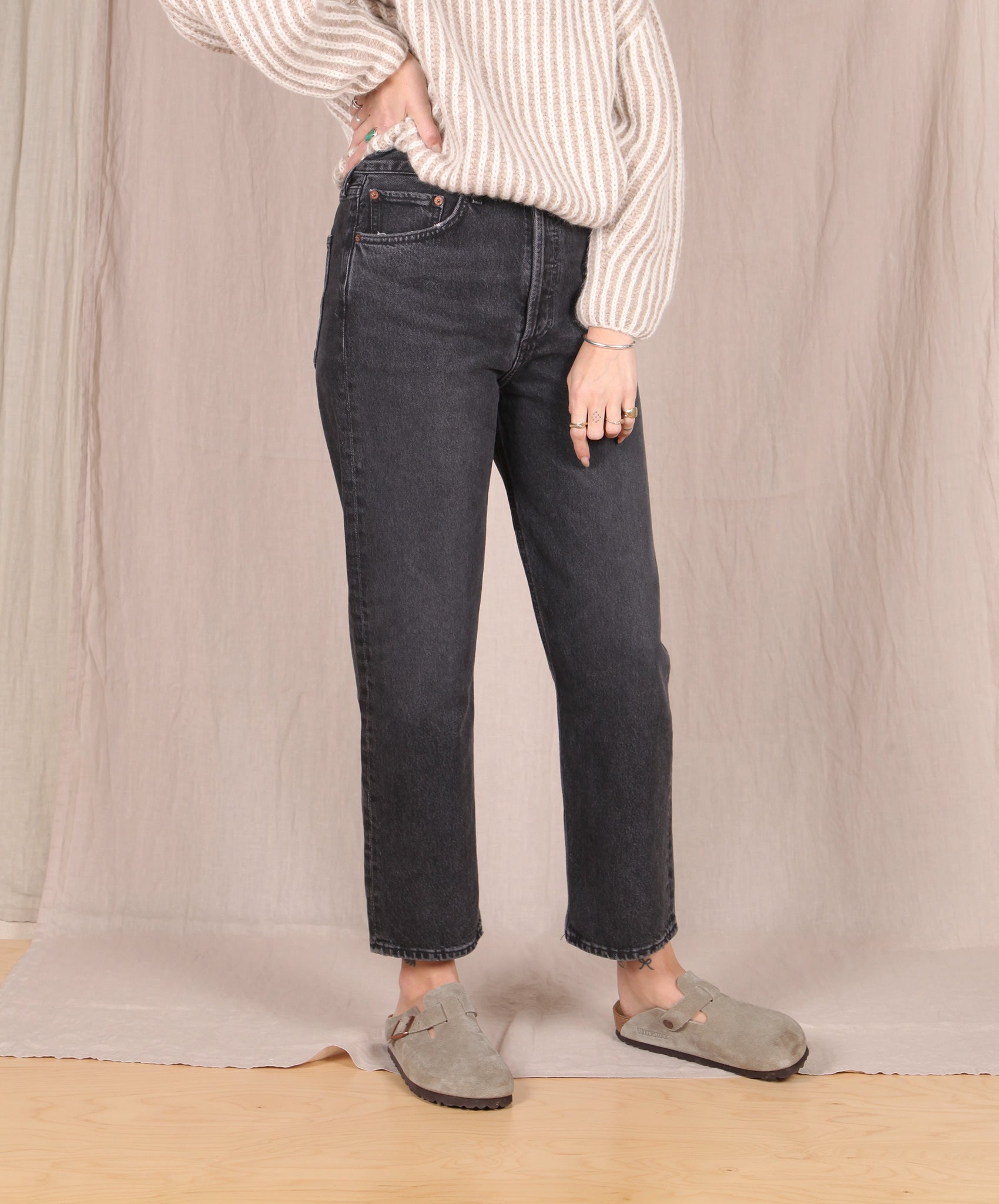 AGOLDE-90’s High Rise Crop // Paradox