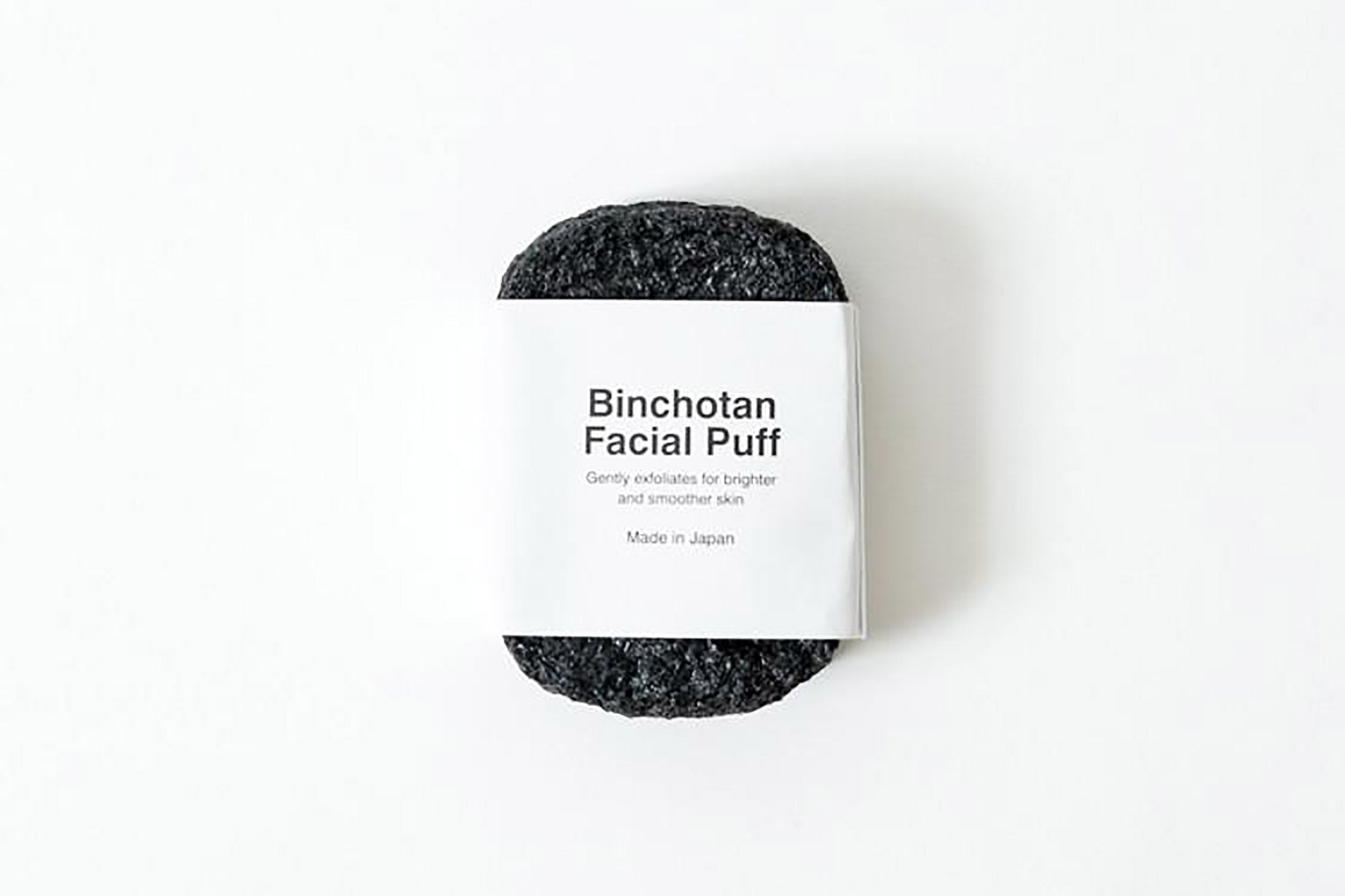 Morihata-Binchotan Charcoal Facial Puff