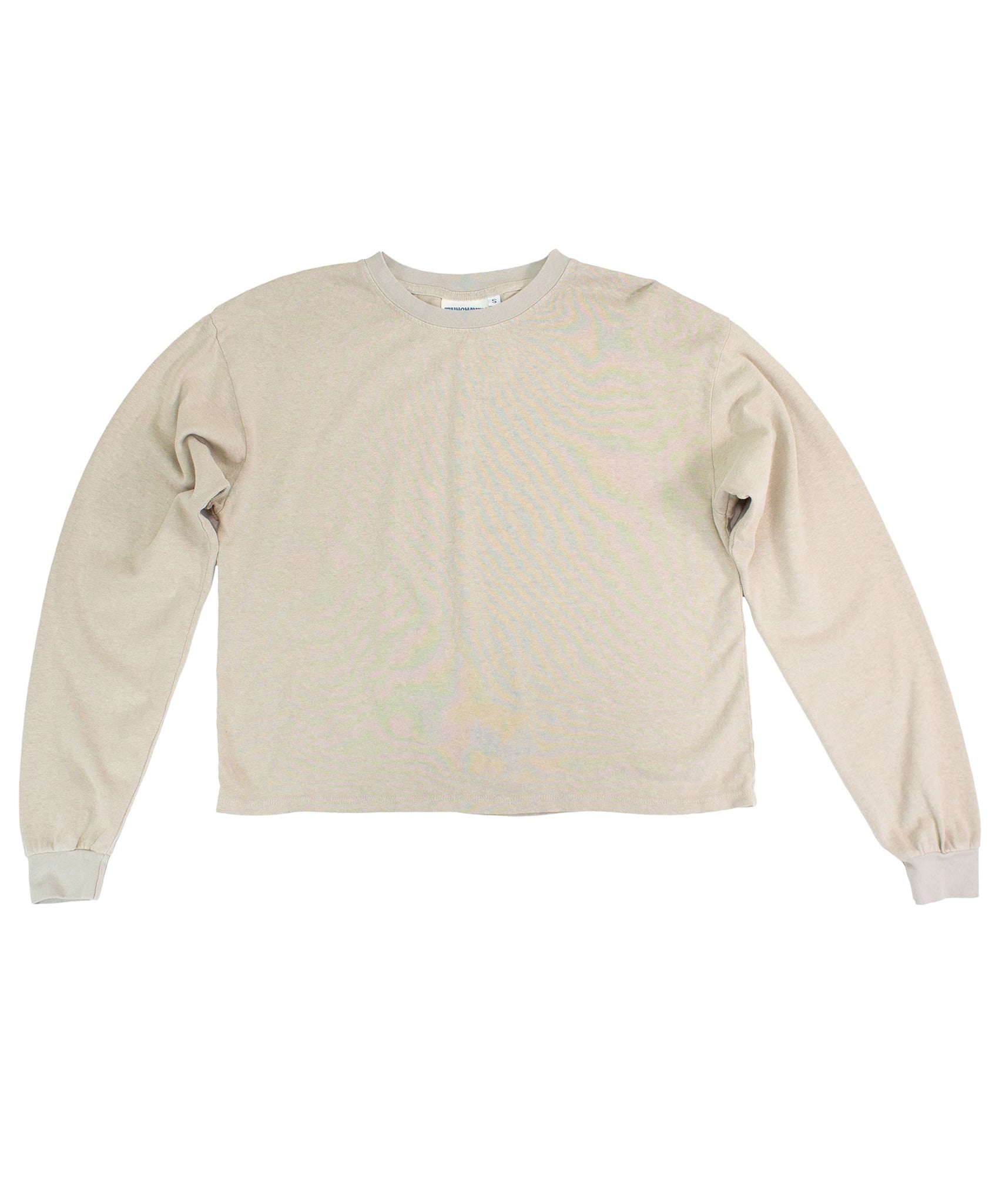 Jungmaven-Cropped Long Sleeve Tee // Canvas