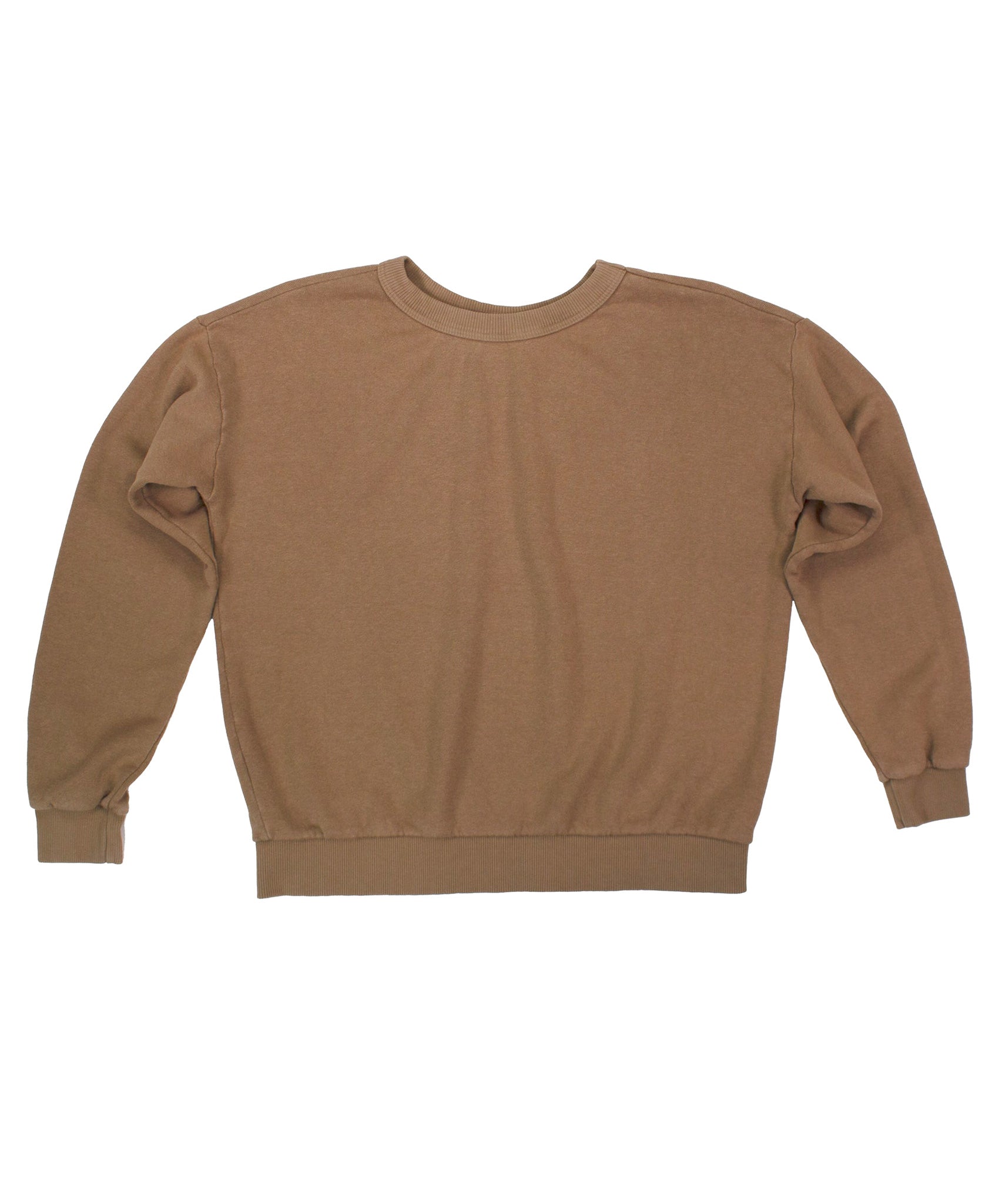 Jungmaven-Crux Cropped Sweatshirt // Coyote