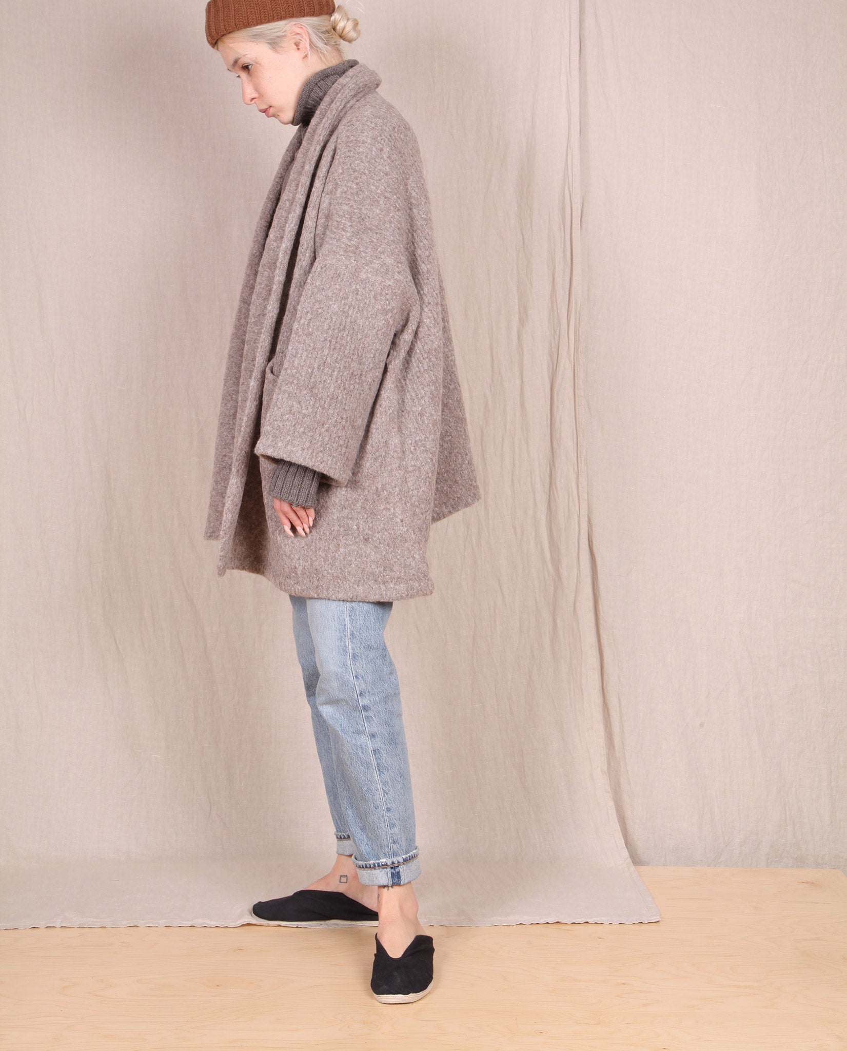 Atelier Delphine-Haori Sweater Coat // Deer