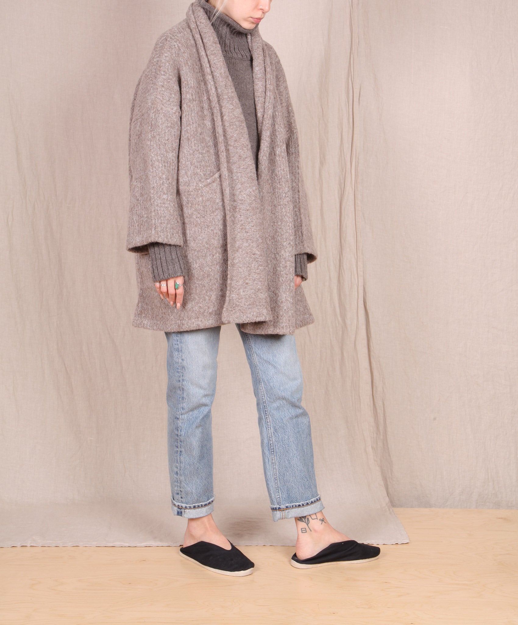Atelier Delphine-Haori Sweater Coat // Deer