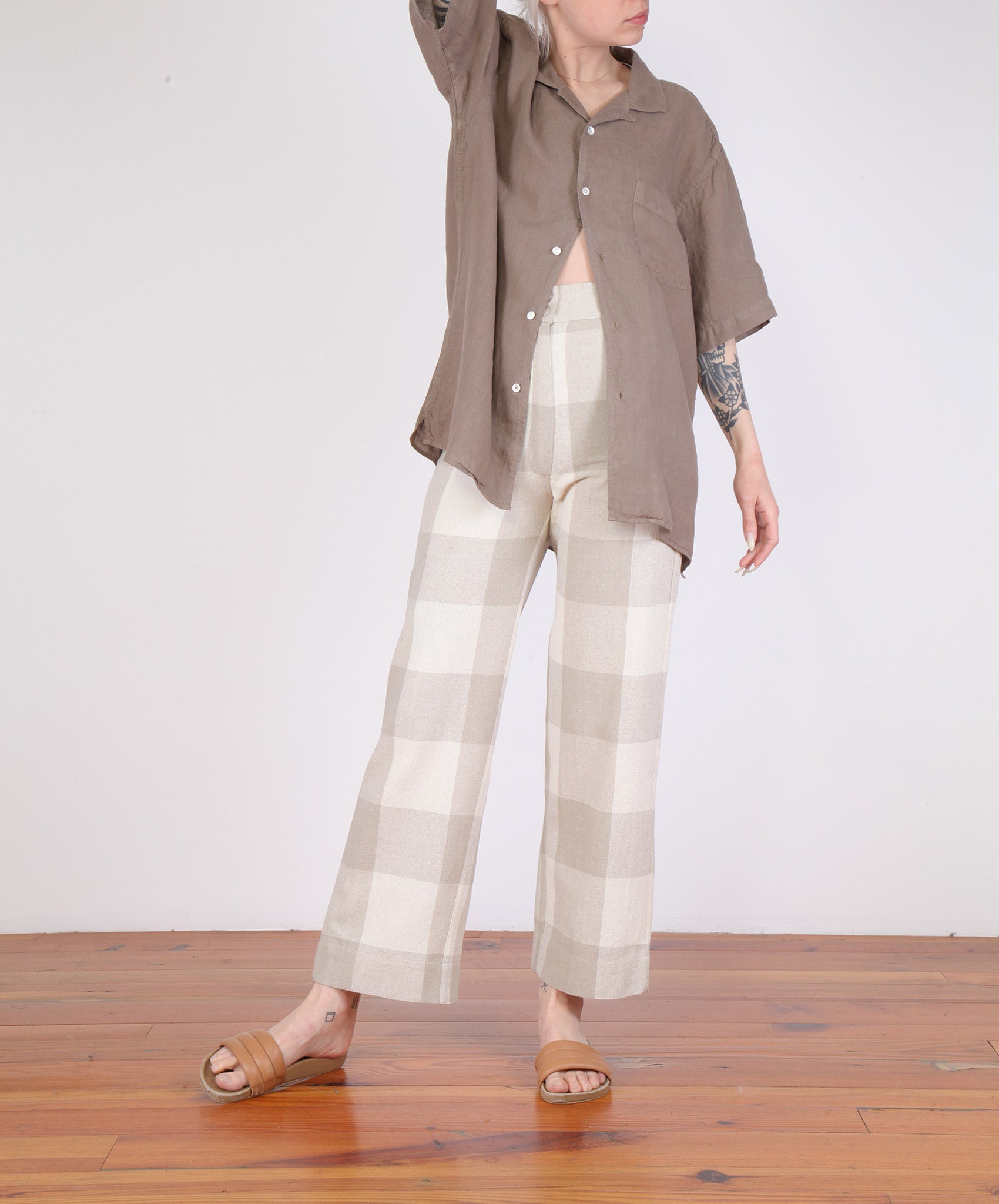 Hartford-S/S Linen Button Down // Ecorce