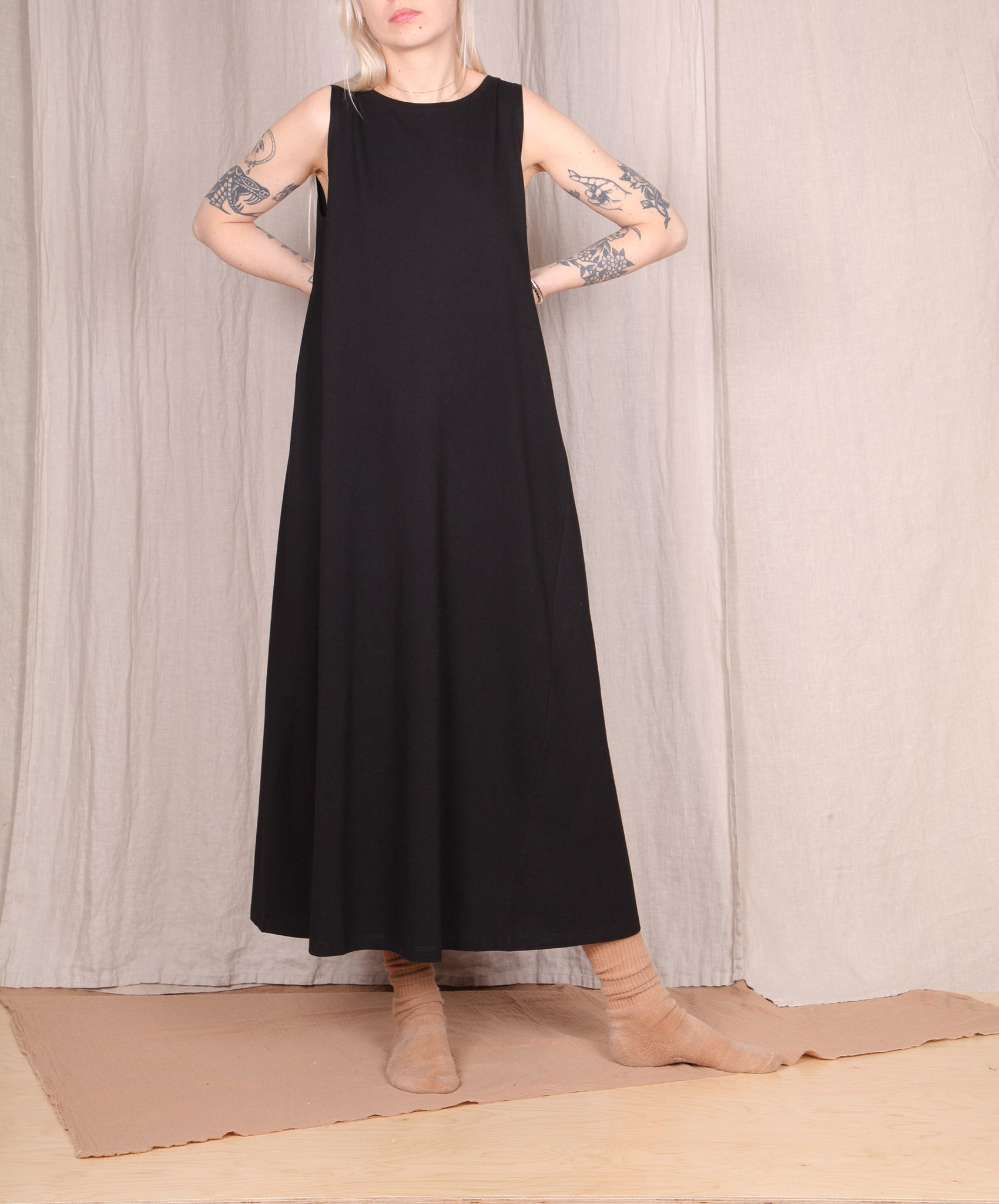 Kowtow-Tank Swing Dress // Black