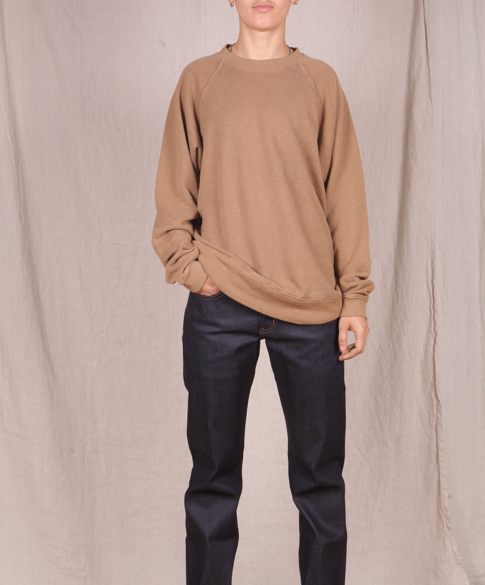 Jungmaven-Sierra Raglan Sweatshirt // Coyote