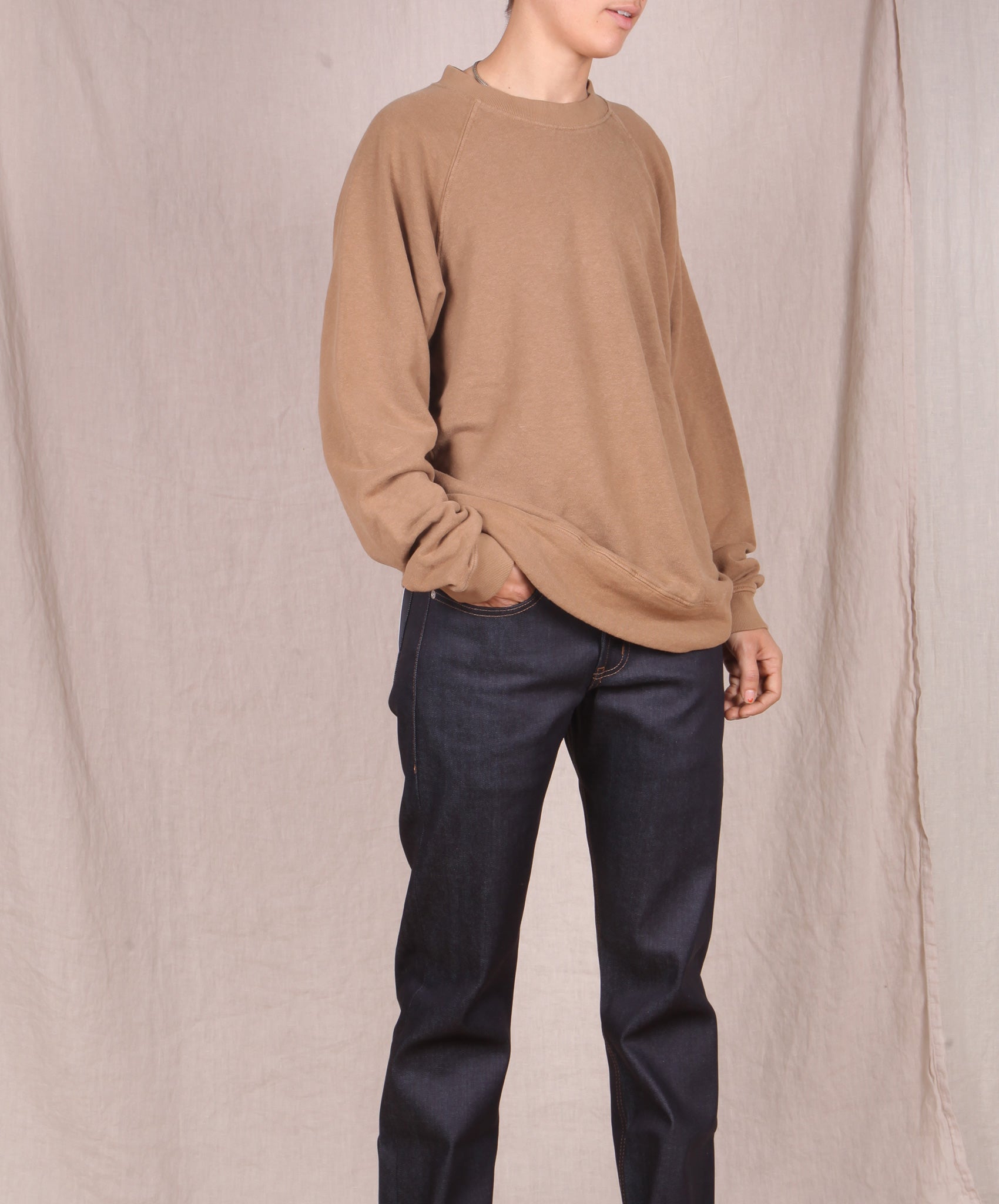 Jungmaven-Sierra Raglan Sweatshirt // Coyote