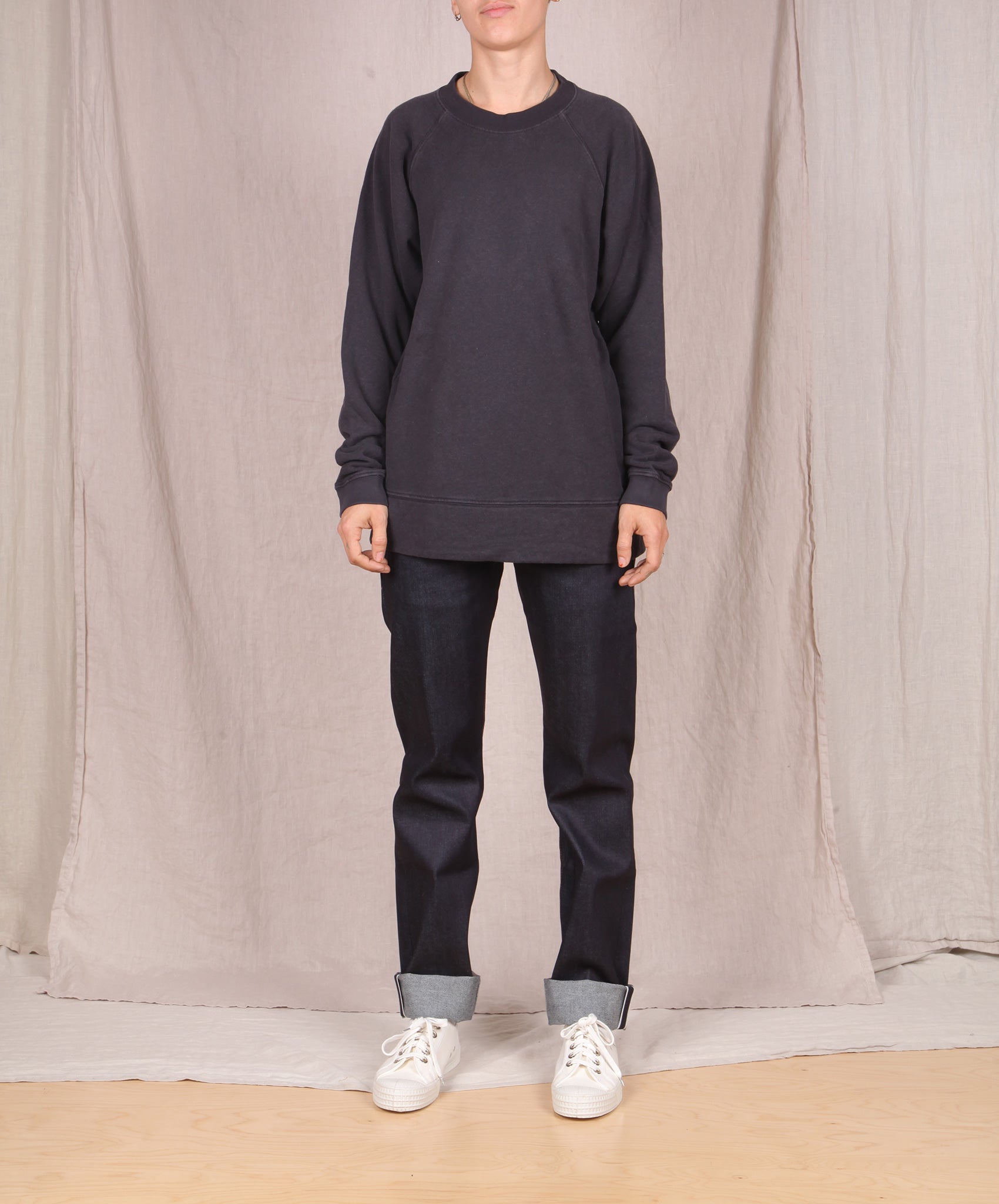Jungmaven-Sierra Raglan Sweatshirt // Black