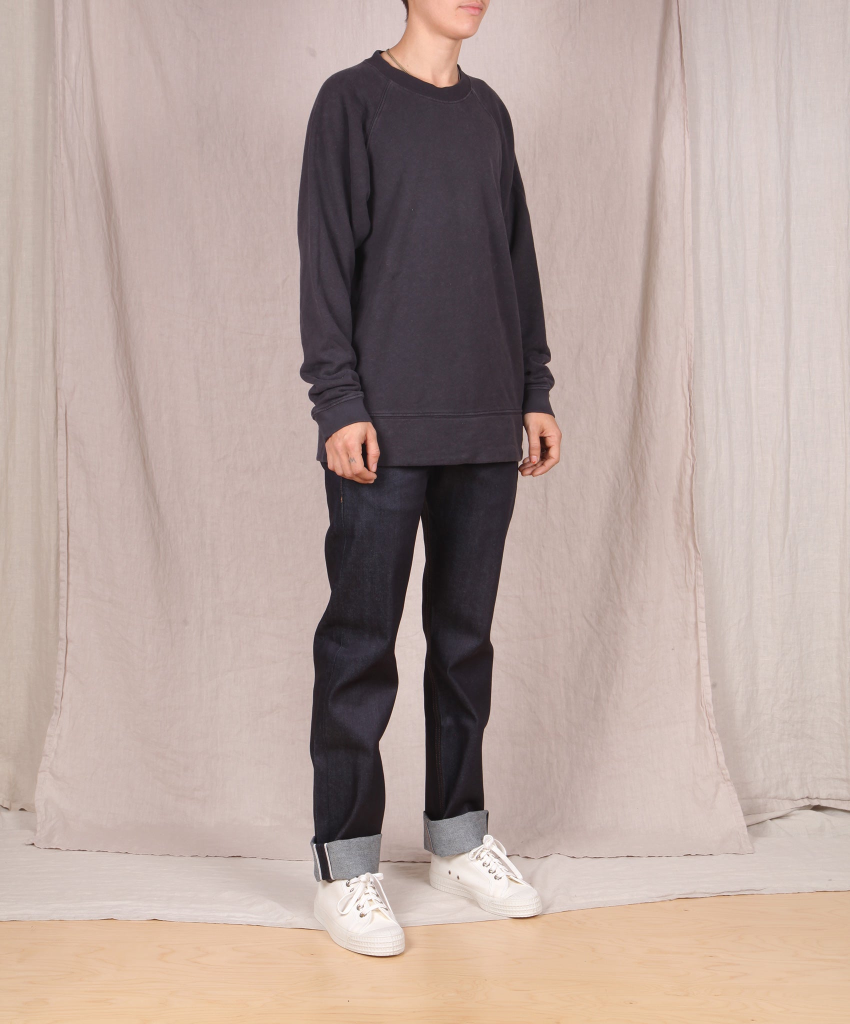 Jungmaven-Sierra Raglan Sweatshirt // Black